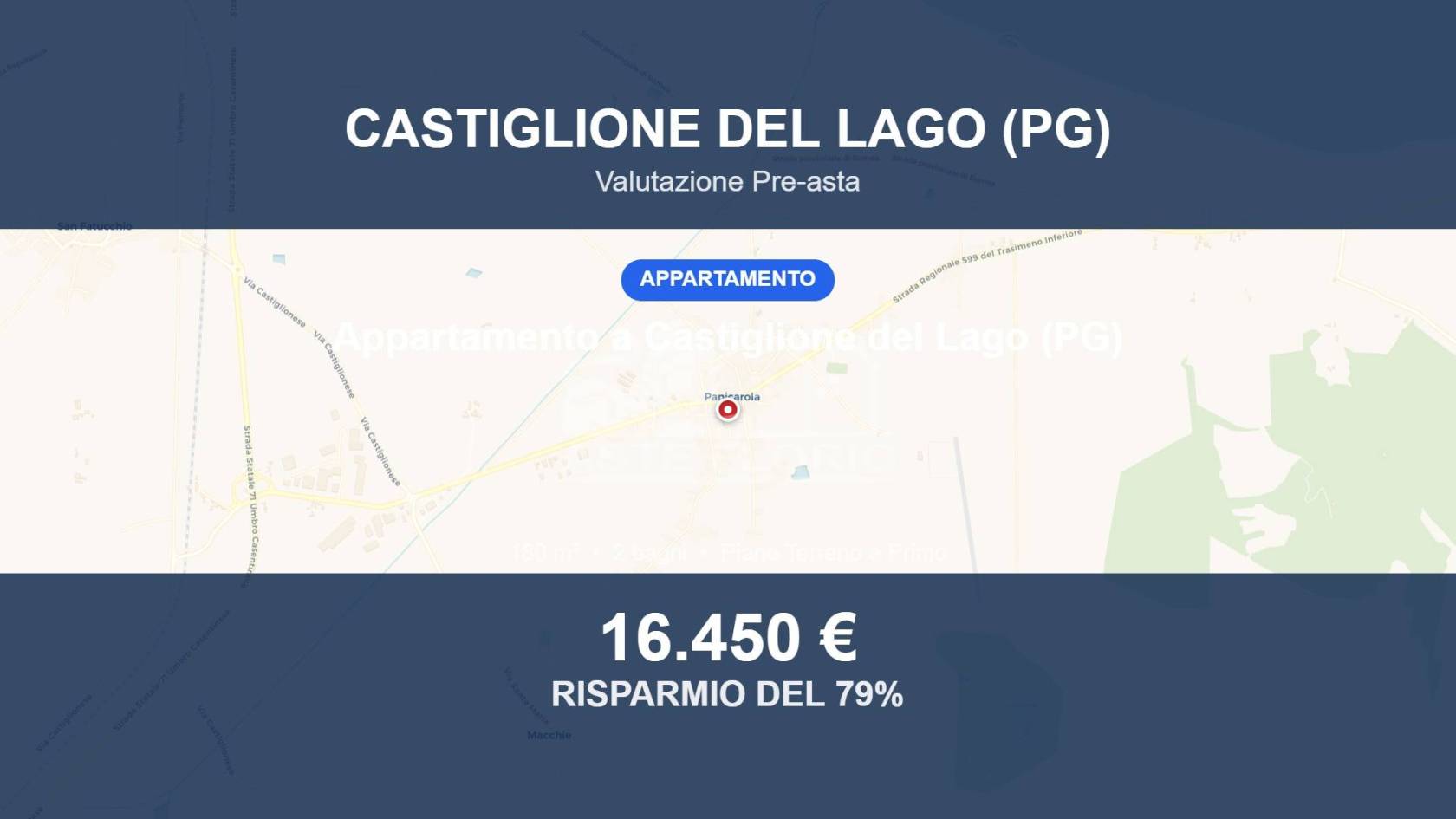 Appartamento in vendita a Castiglione del Lago