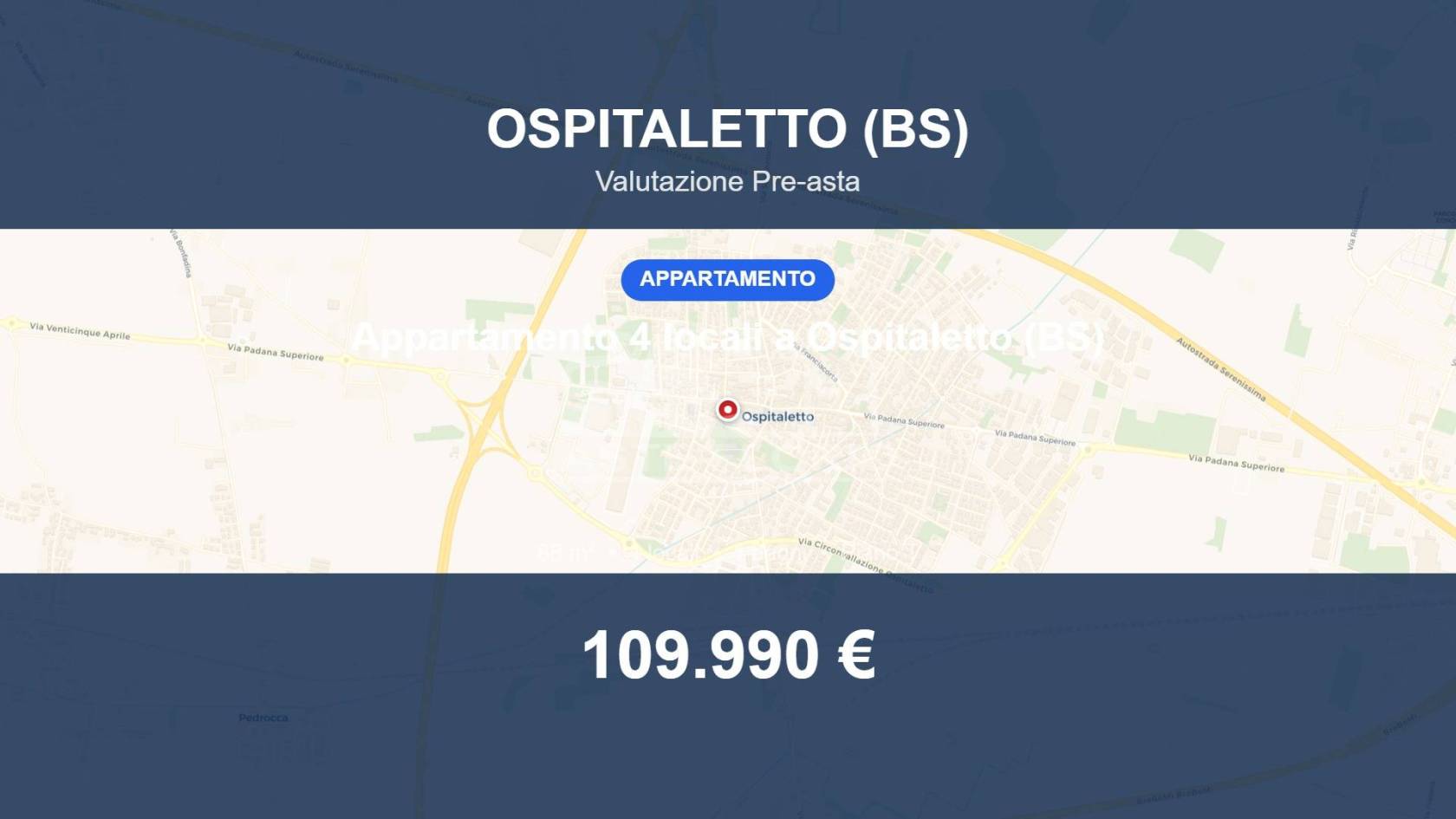 Appartamento in vendita a Ospitaletto