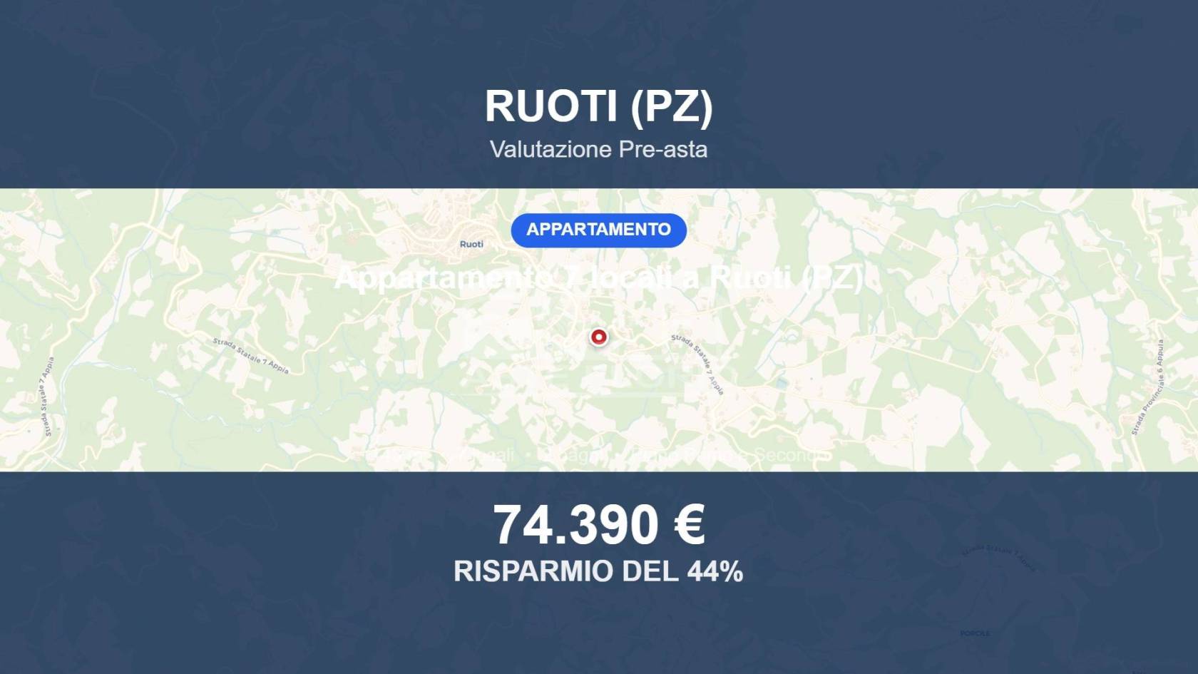 Appartamento in vendita a Ruoti