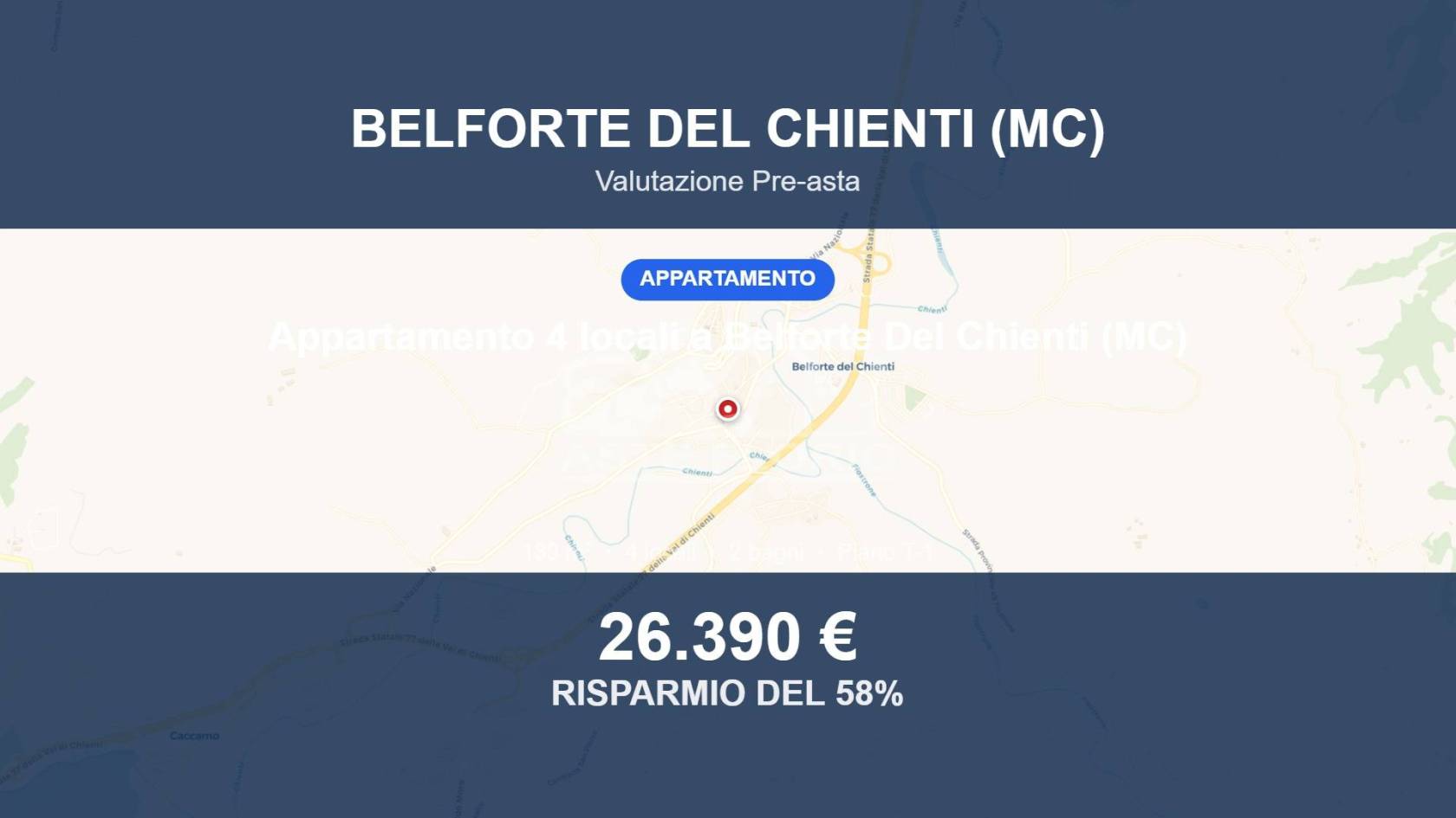 Appartamento in vendita a Belforte del Chienti