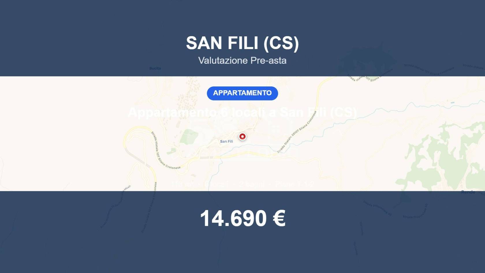 Appartamento in vendita a San Fili