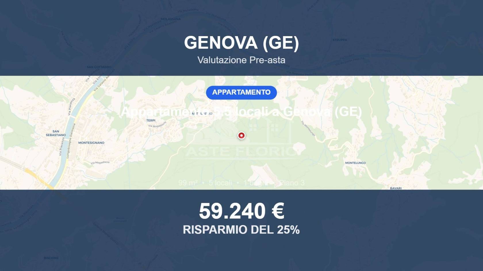 Appartamento in vendita a Genova