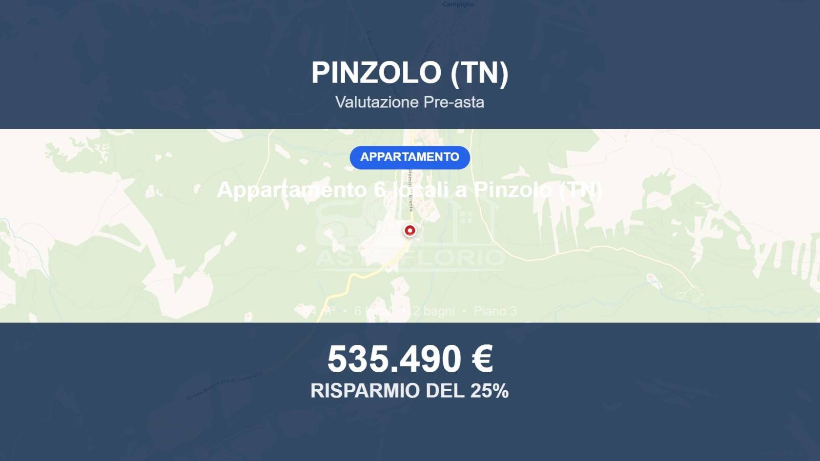 Appartamento in vendita a Pinzolo