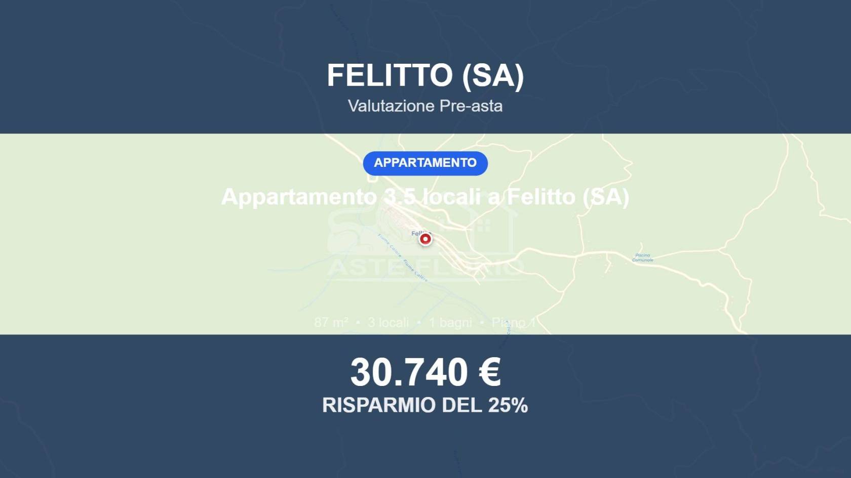 Appartamento in vendita a Felitto
