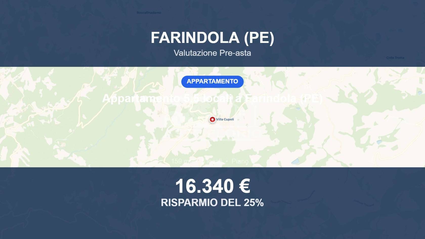 Appartamento in vendita a Farindola