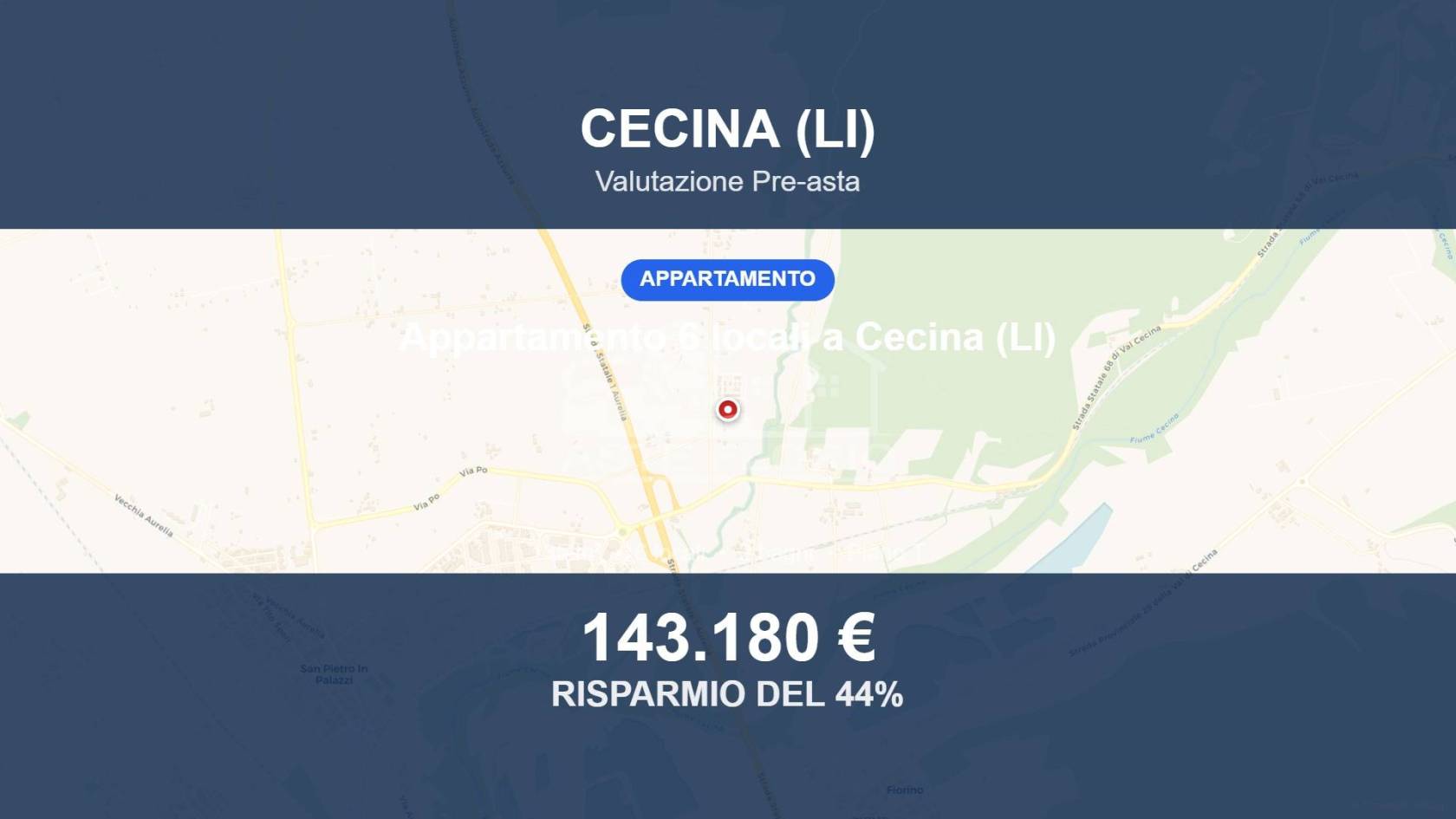 Appartamento in vendita a Cecina