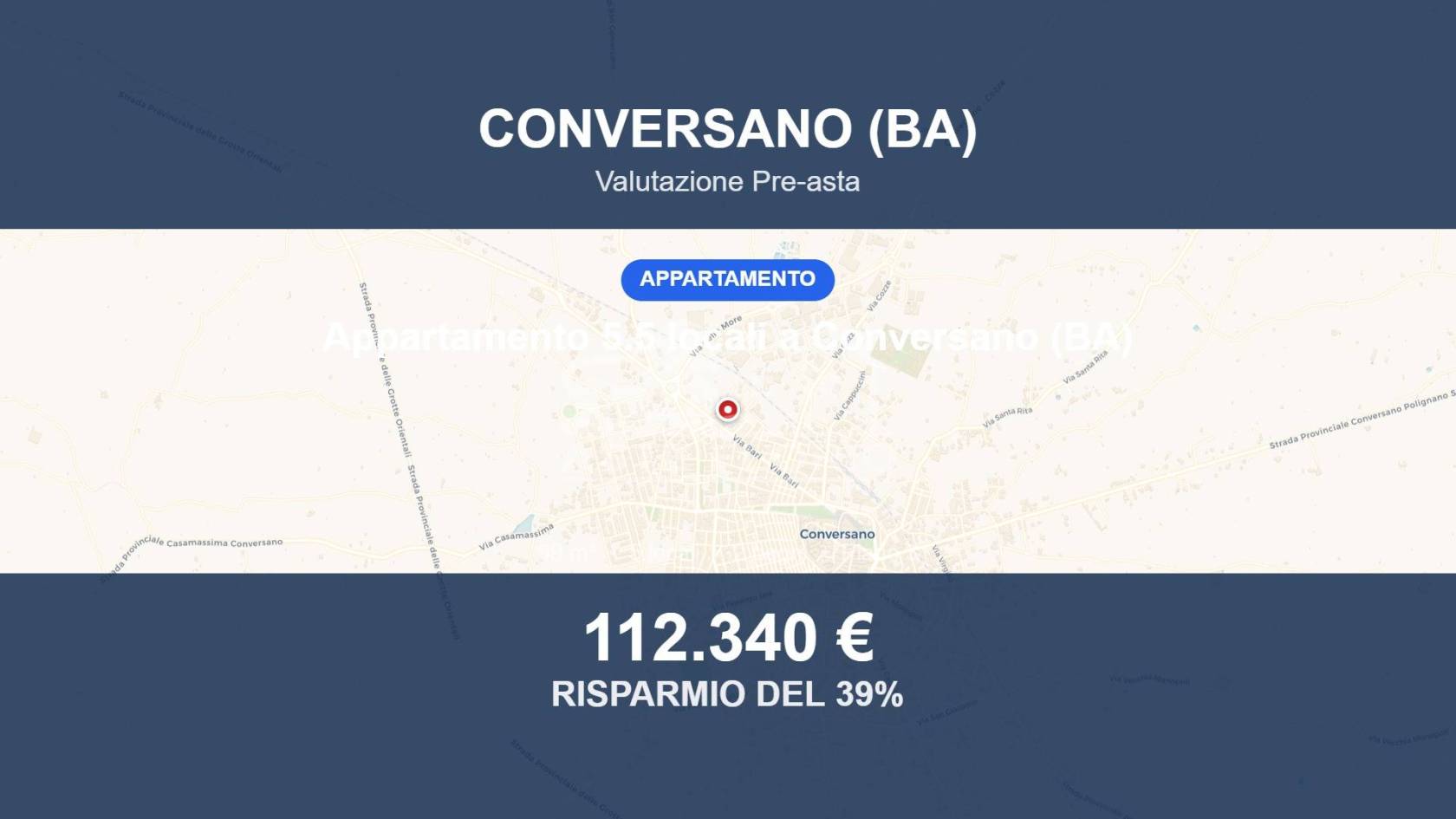 Appartamento in vendita a Conversano