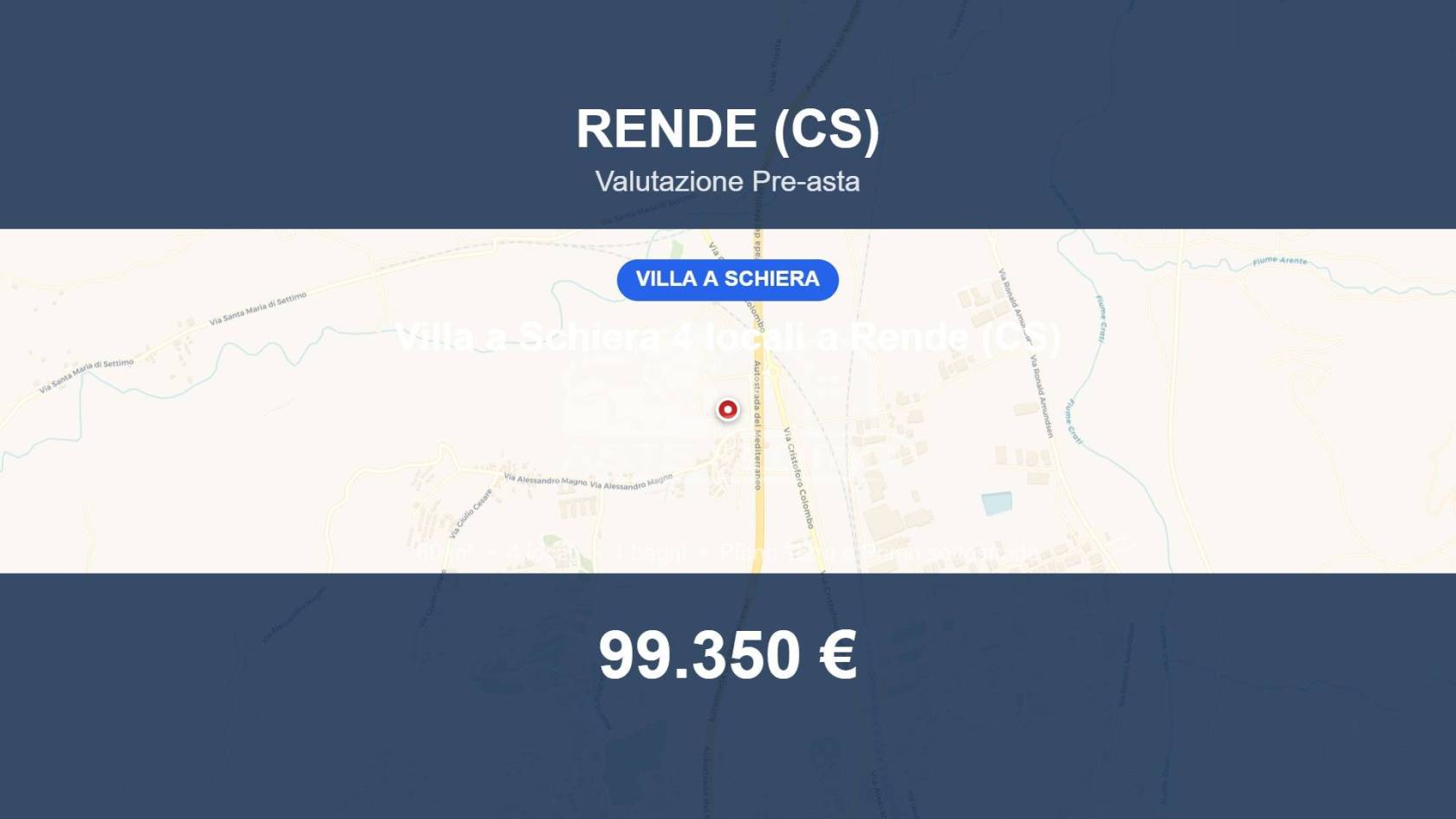 Villetta a schiera in vendita a Rende