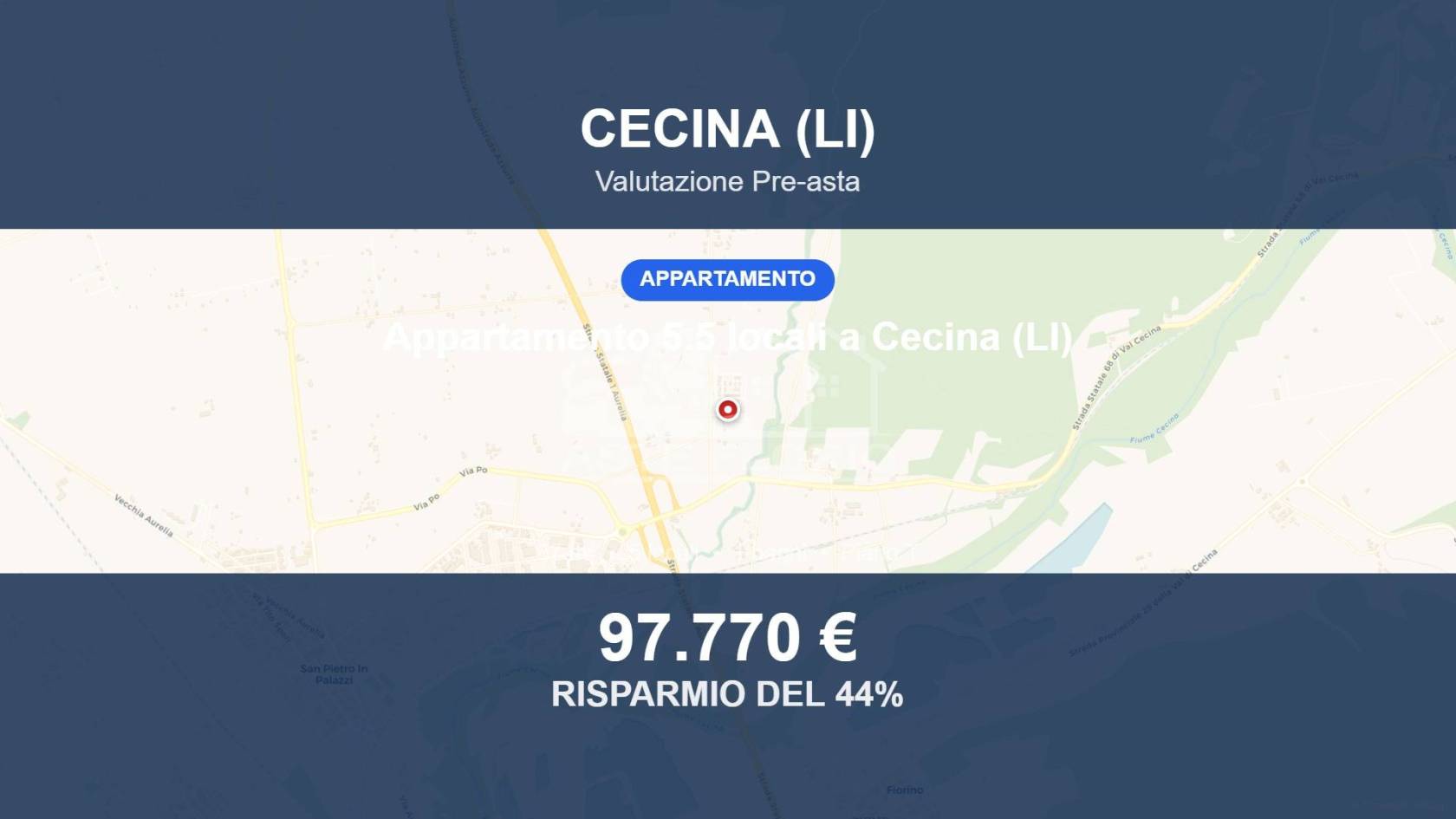 Appartamento in vendita a Cecina