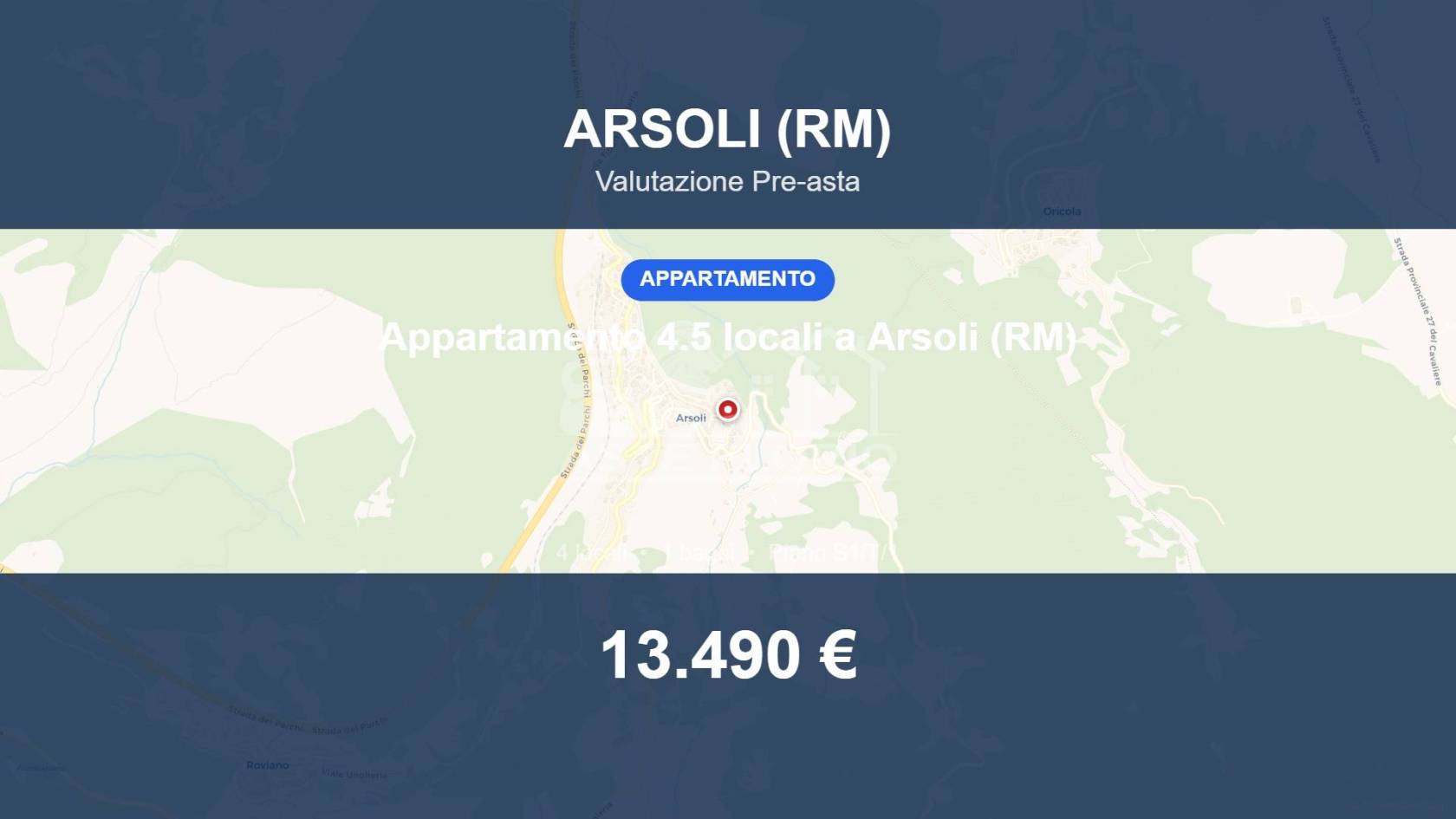 Appartamento in vendita a Arsoli