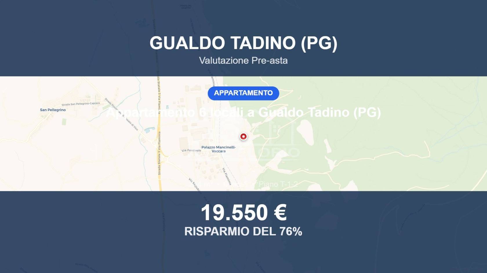 Appartamento in vendita a Gualdo Tadino