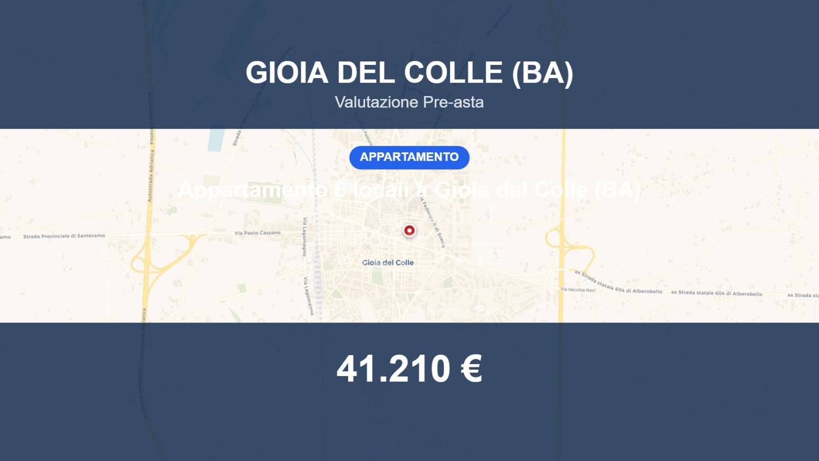 Appartamento in vendita a Gioia del Colle