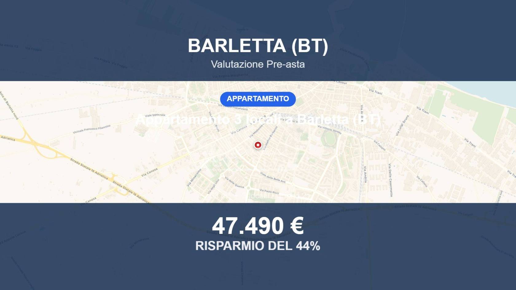 Appartamento in vendita a Barletta
