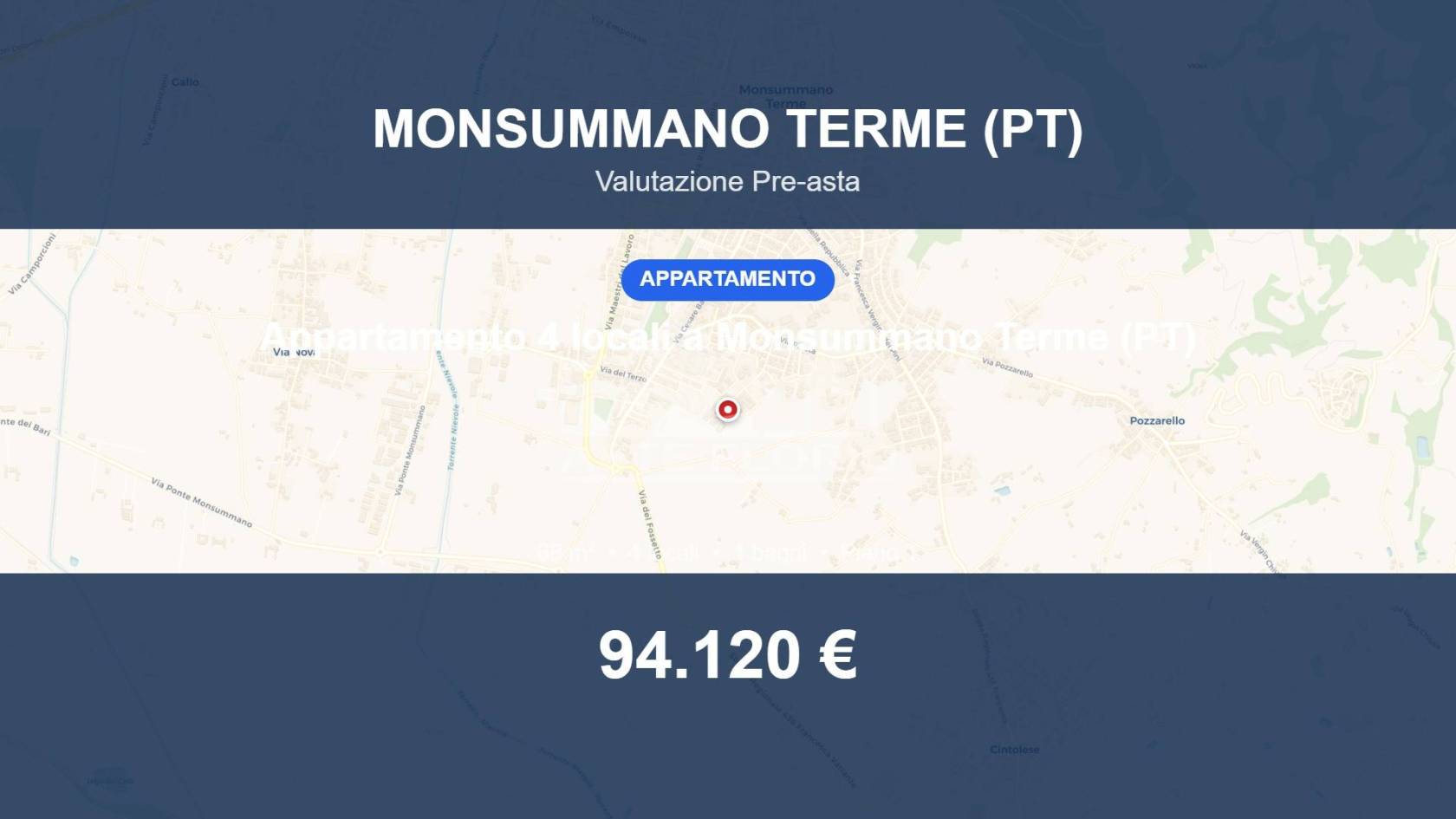 Appartamento in vendita a Monsummano Terme