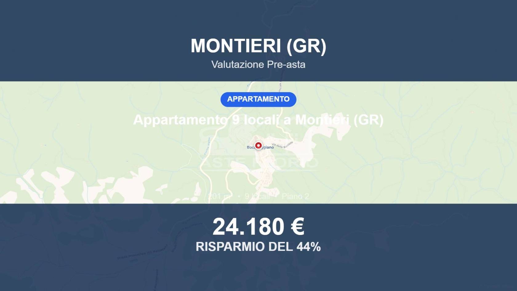 Appartamento in vendita a Montieri