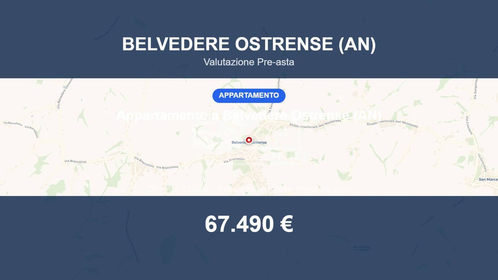 Appartamento in vendita a Belvedere Ostrense