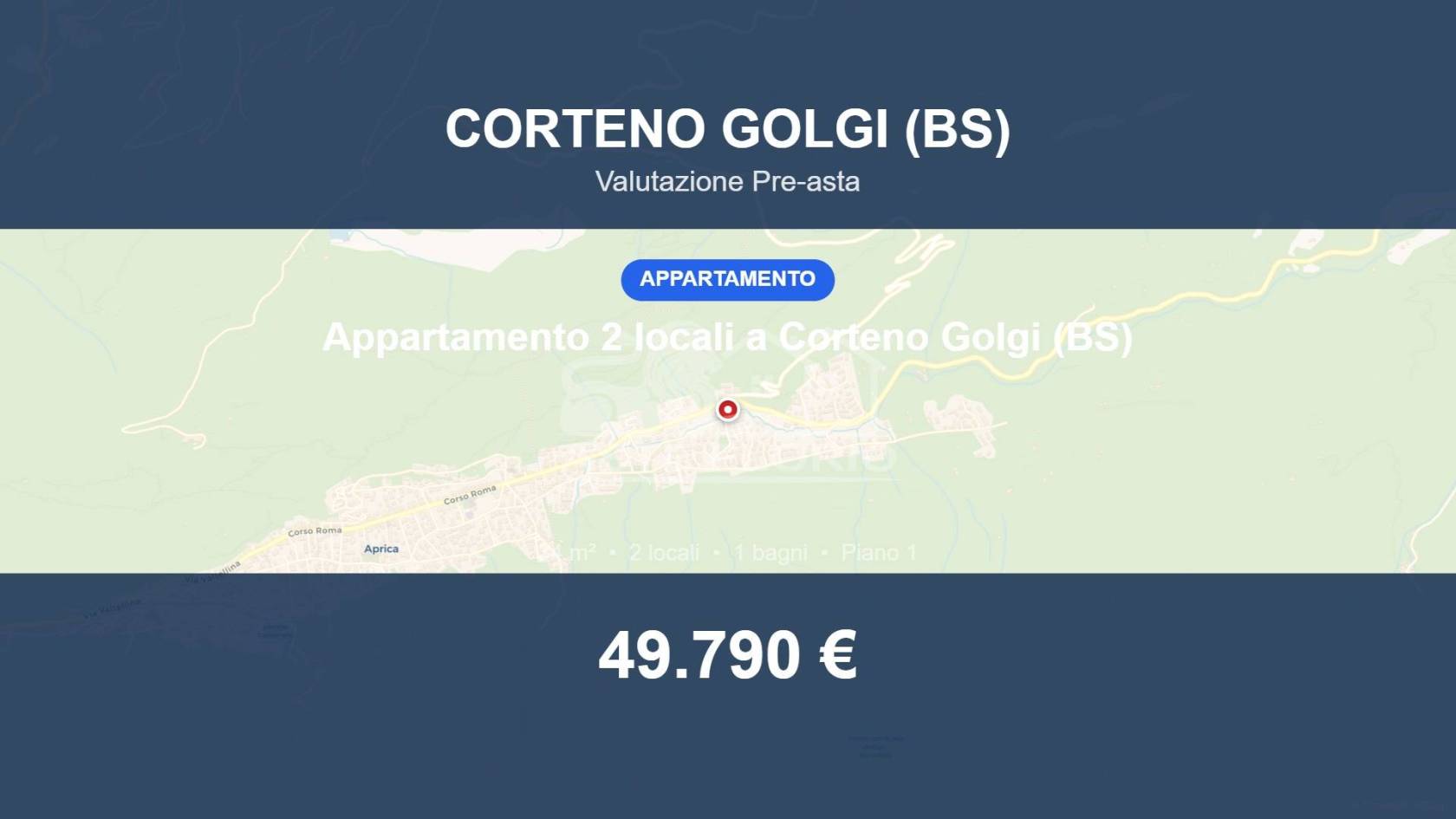 Appartamento in vendita a Corteno Golgi