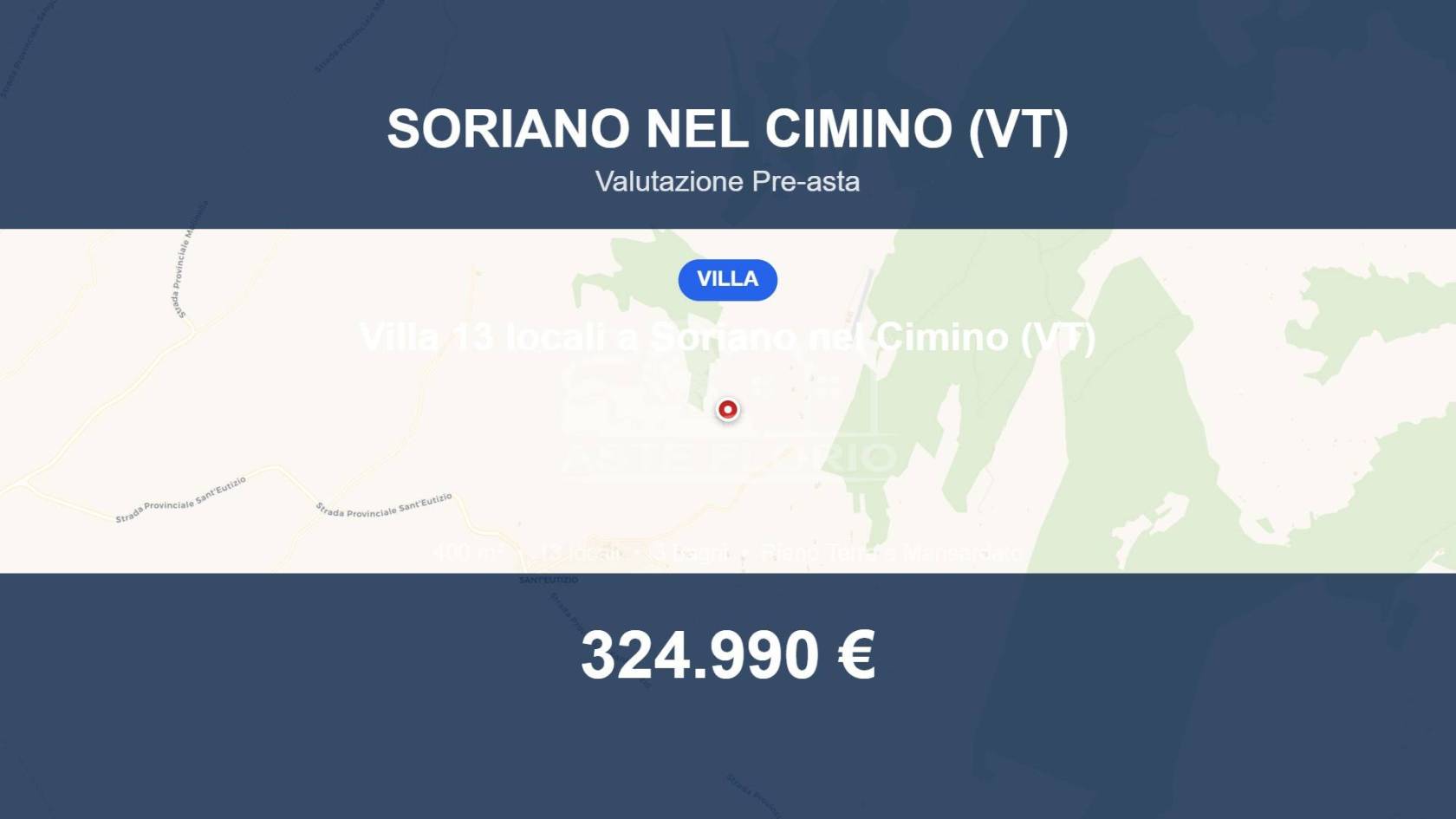 Villa in vendita a Soriano nel Cimino
