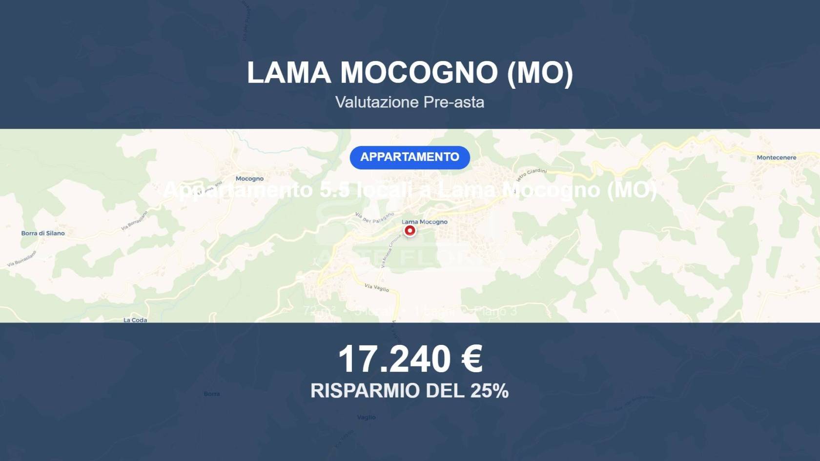 Appartamento in vendita a Lama Mocogno