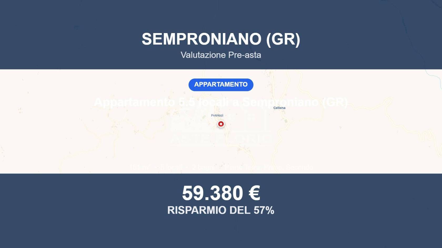 Appartamento in vendita a Semproniano