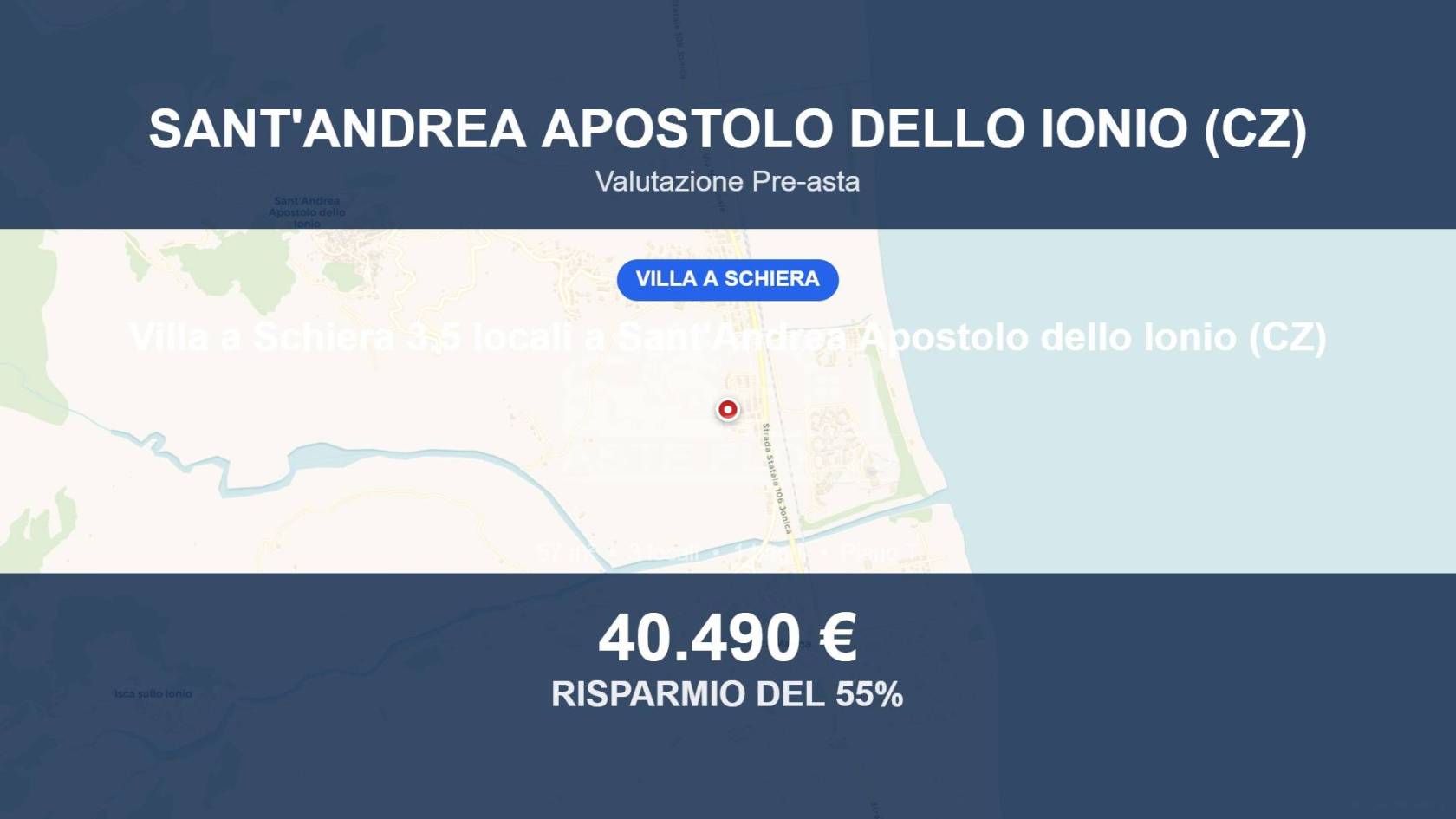 Villetta a schiera in vendita a Sant'Andrea Apostolo dello Ionio