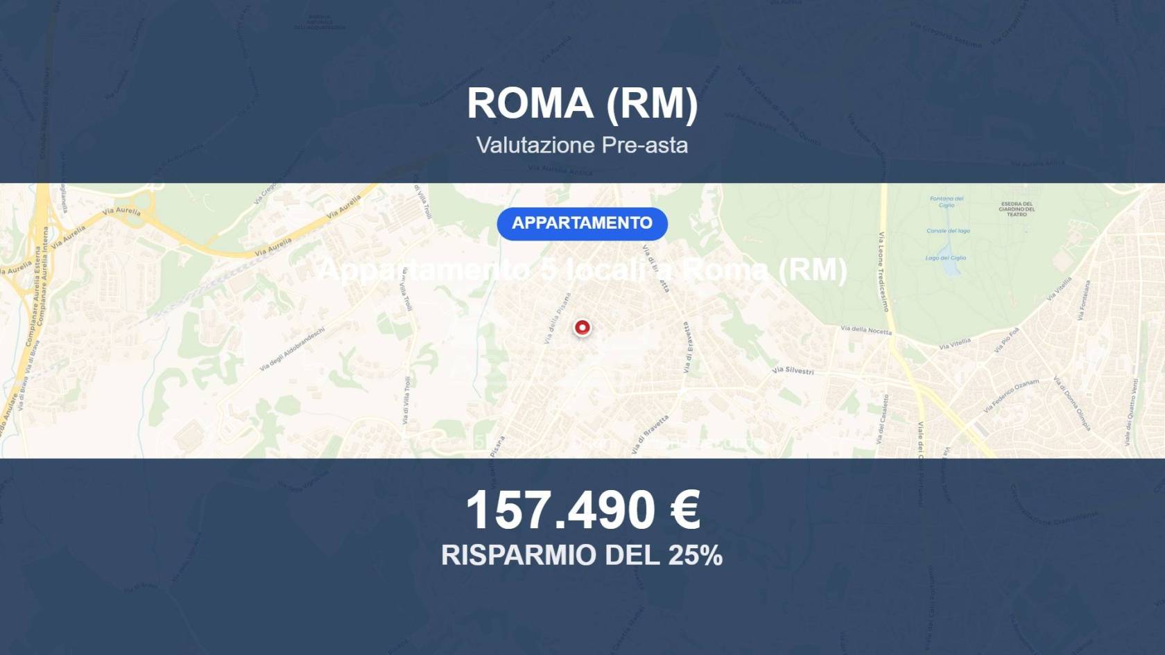 Appartamento in vendita a Roma