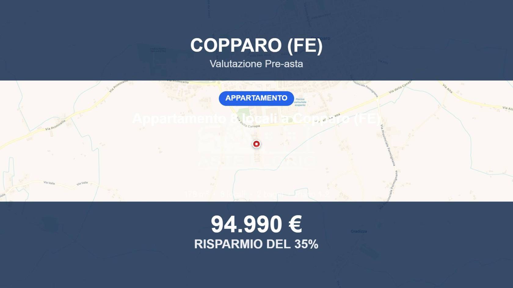 Appartamento in vendita a Copparo