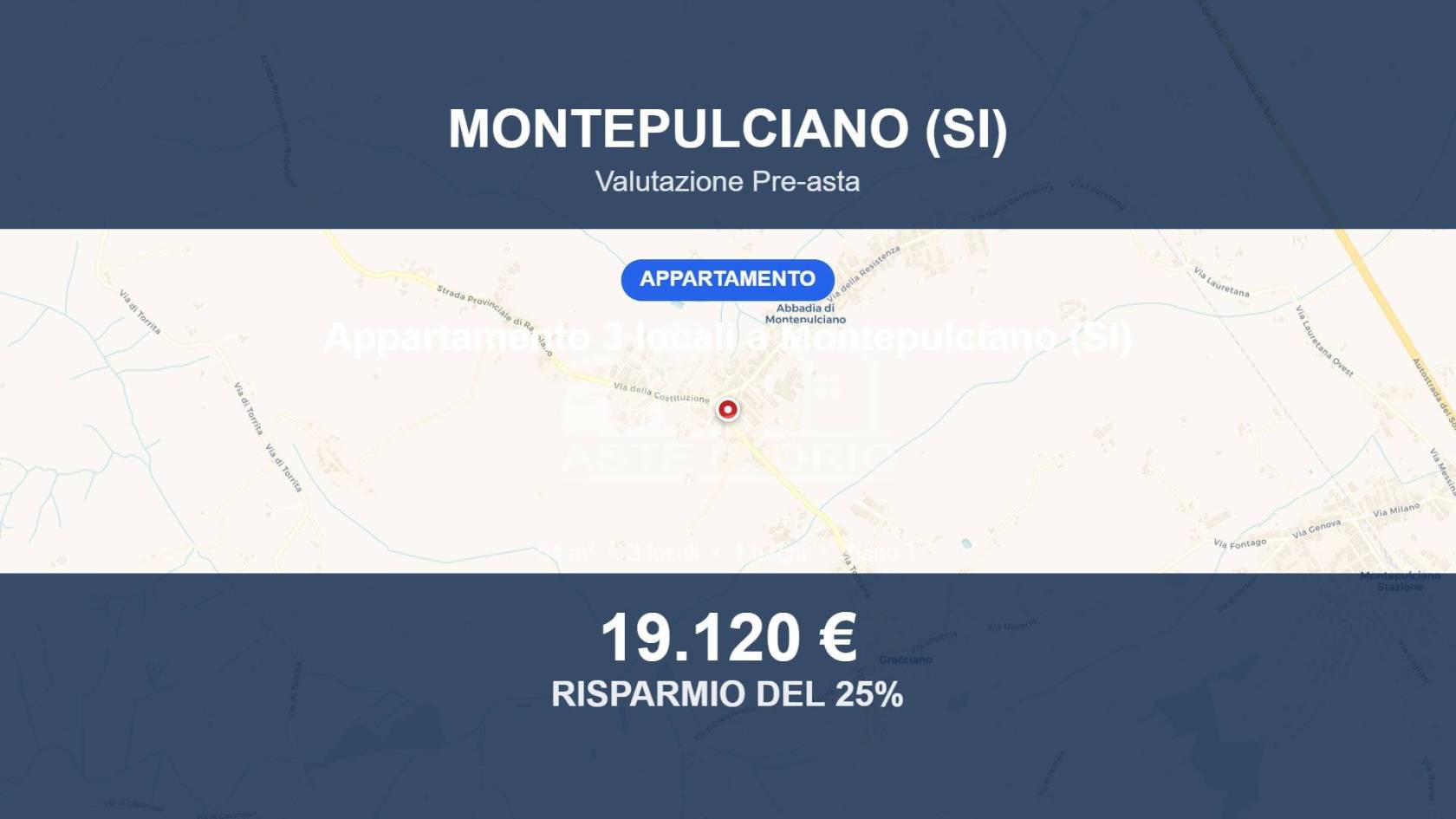 Appartamento in vendita a Montepulciano