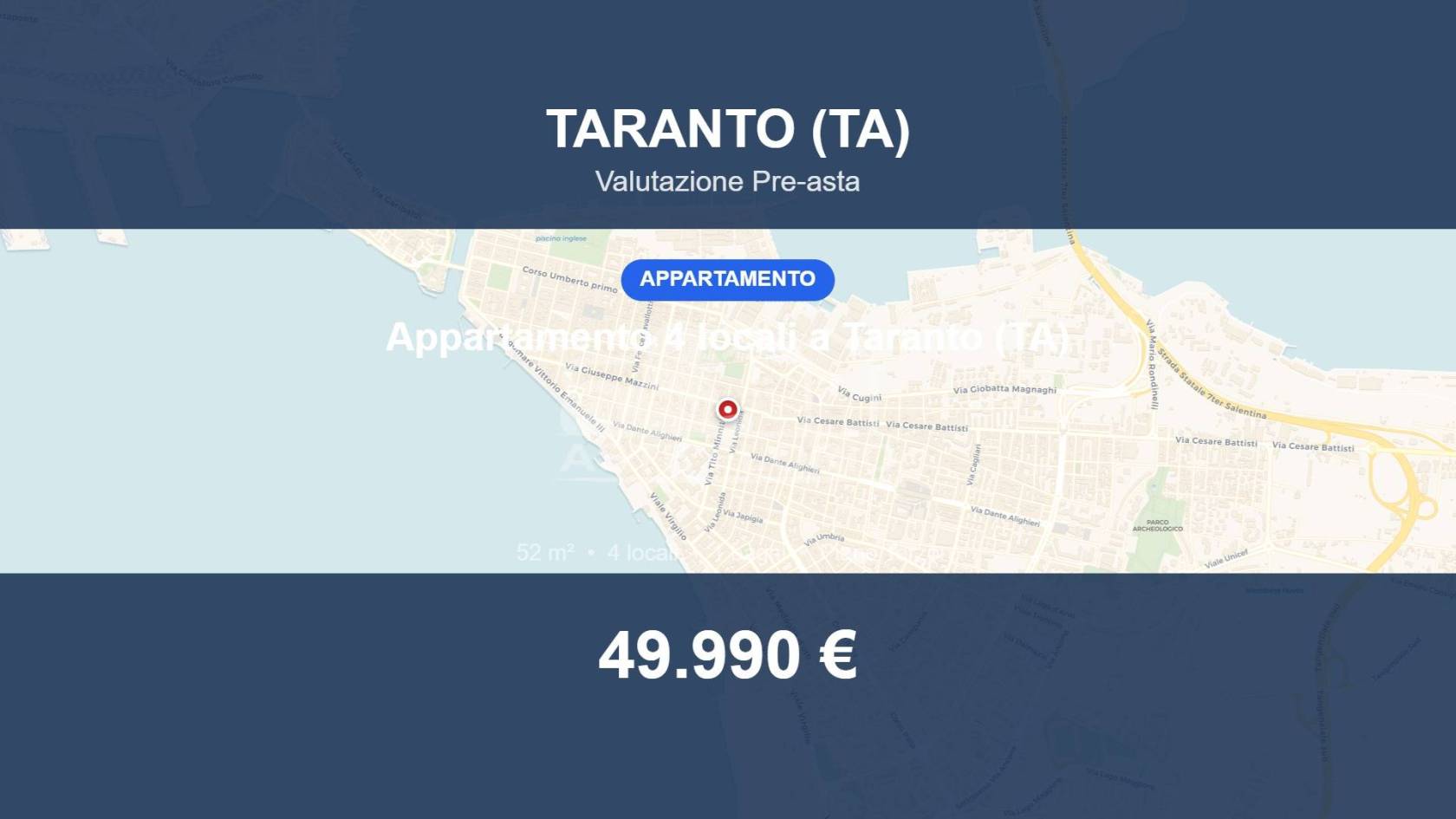 Appartamento in vendita a Taranto