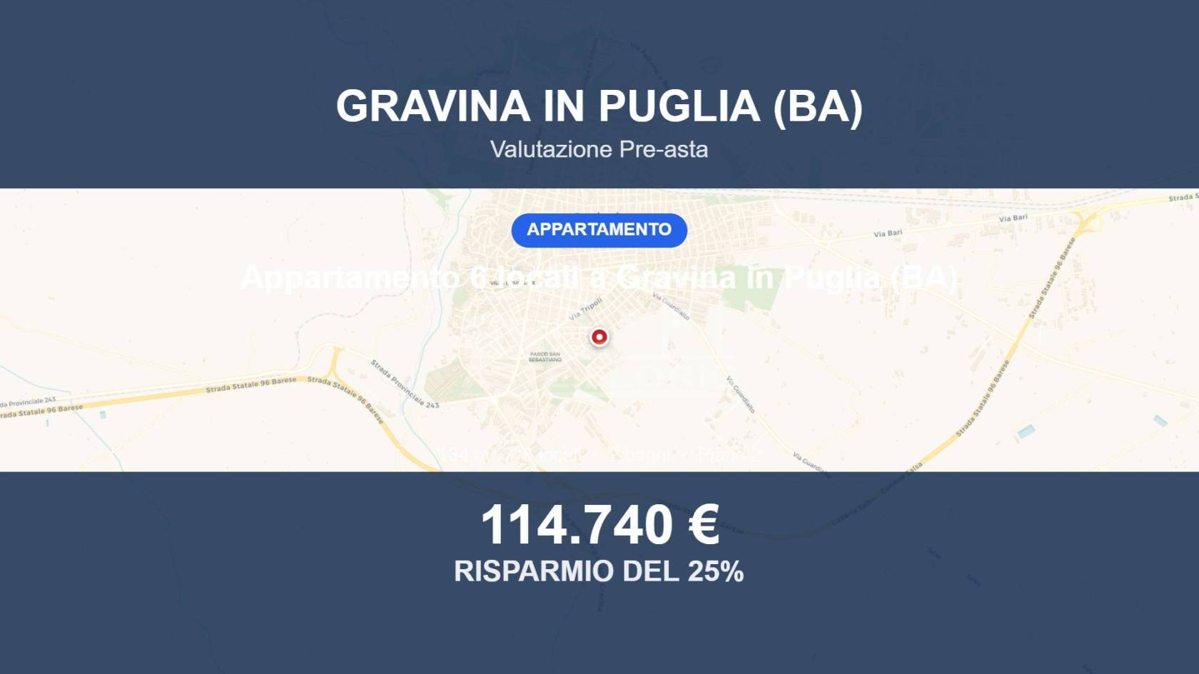 Appartamento in vendita a Gravina in Puglia