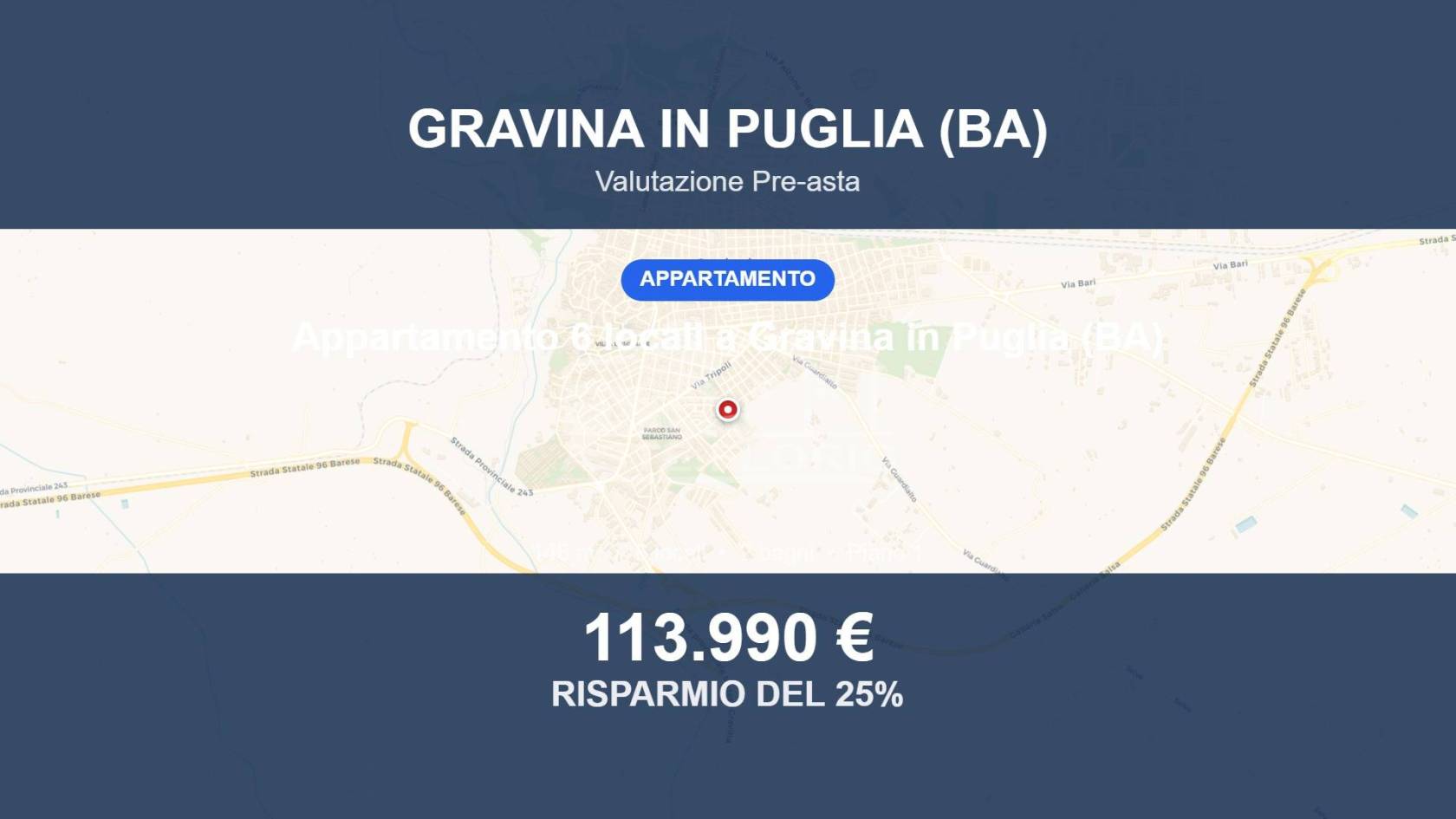Appartamento in vendita a Gravina in Puglia