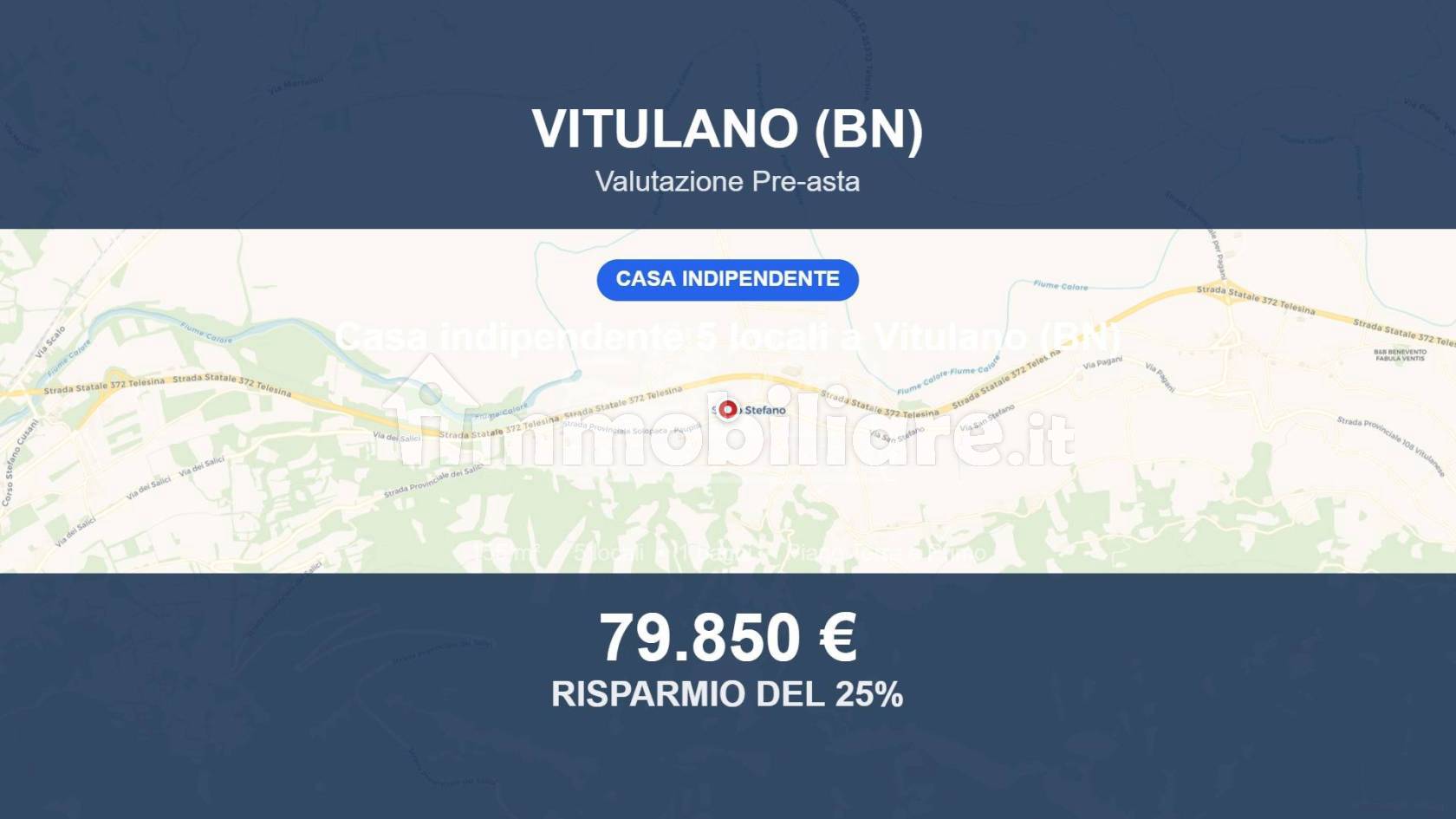 Villa in vendita a Vitulano