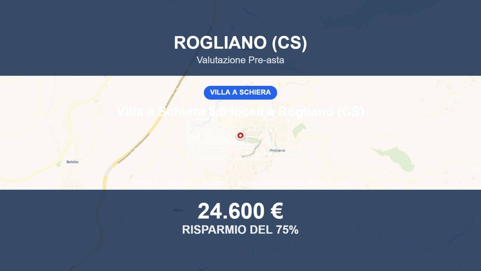 Villetta a schiera in vendita a Rogliano