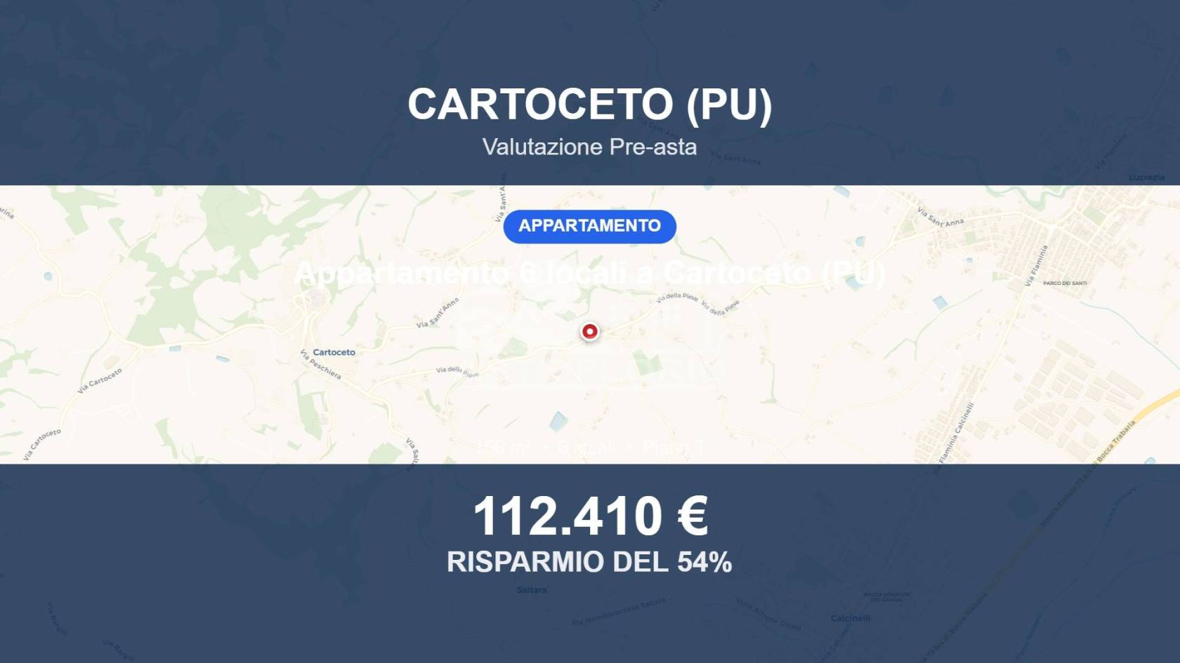Appartamento in vendita a Cartoceto