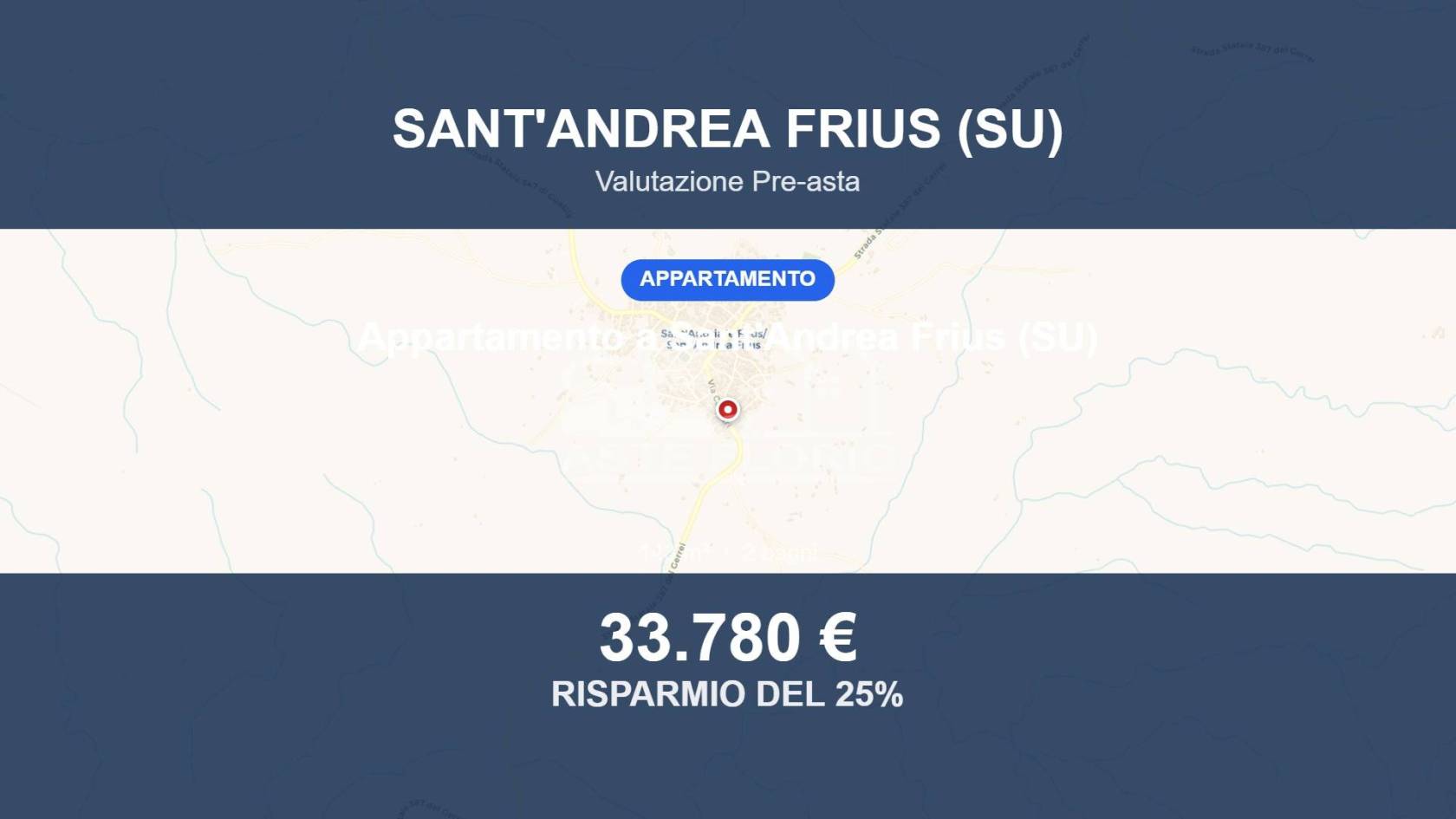 Appartamento in vendita a Sant'Andrea Frius