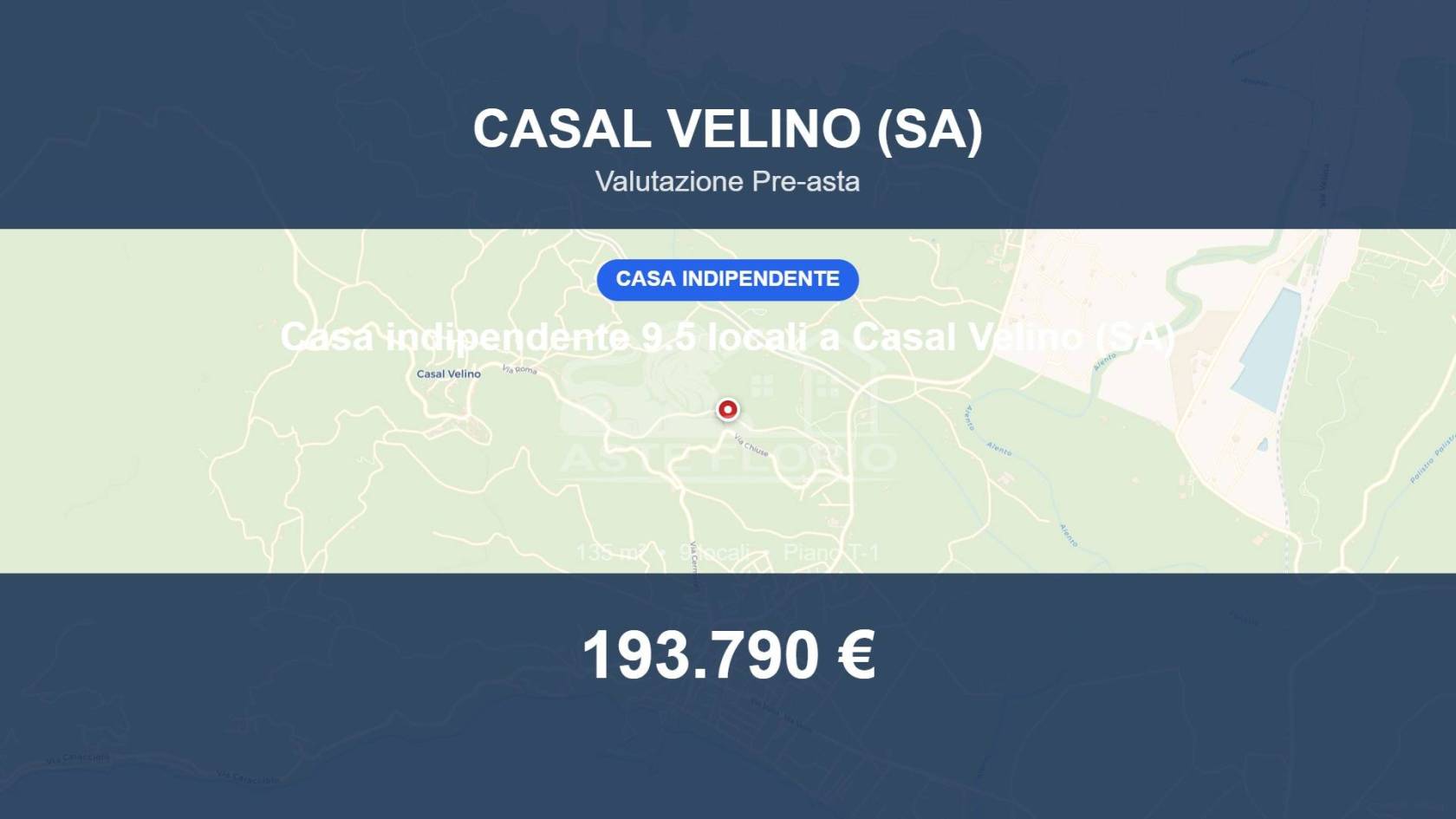Villa in vendita a Casal Velino