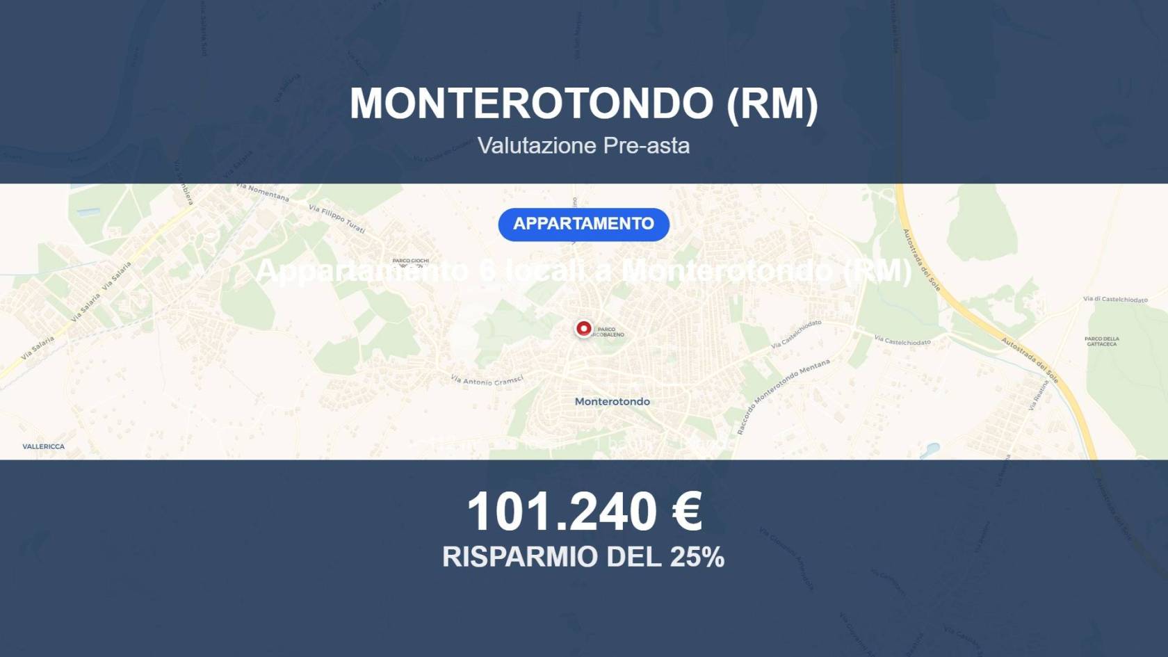 Appartamento in vendita a Monterotondo