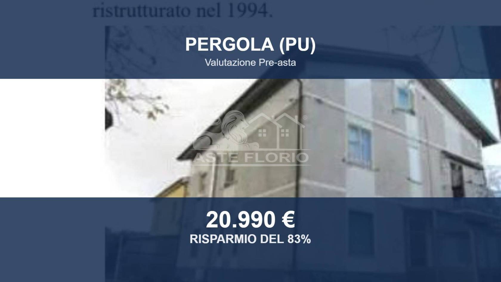 Villa in vendita a Pergola