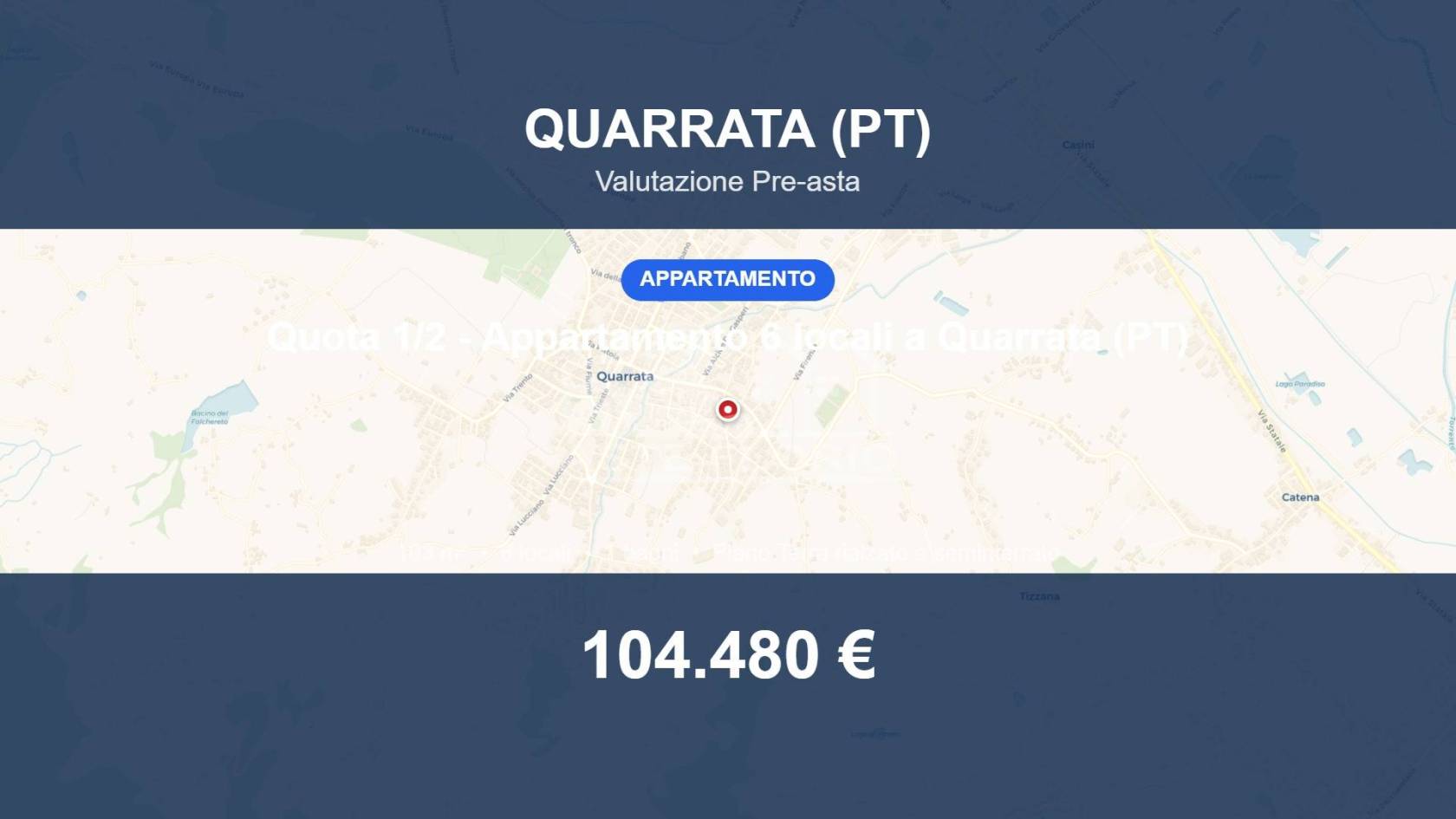 Appartamento in vendita a Quarrata