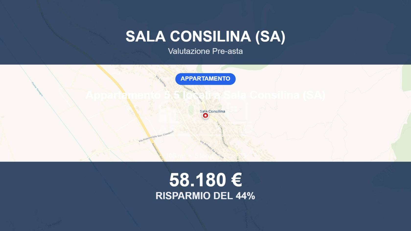 Appartamento in vendita a Sala Consilina