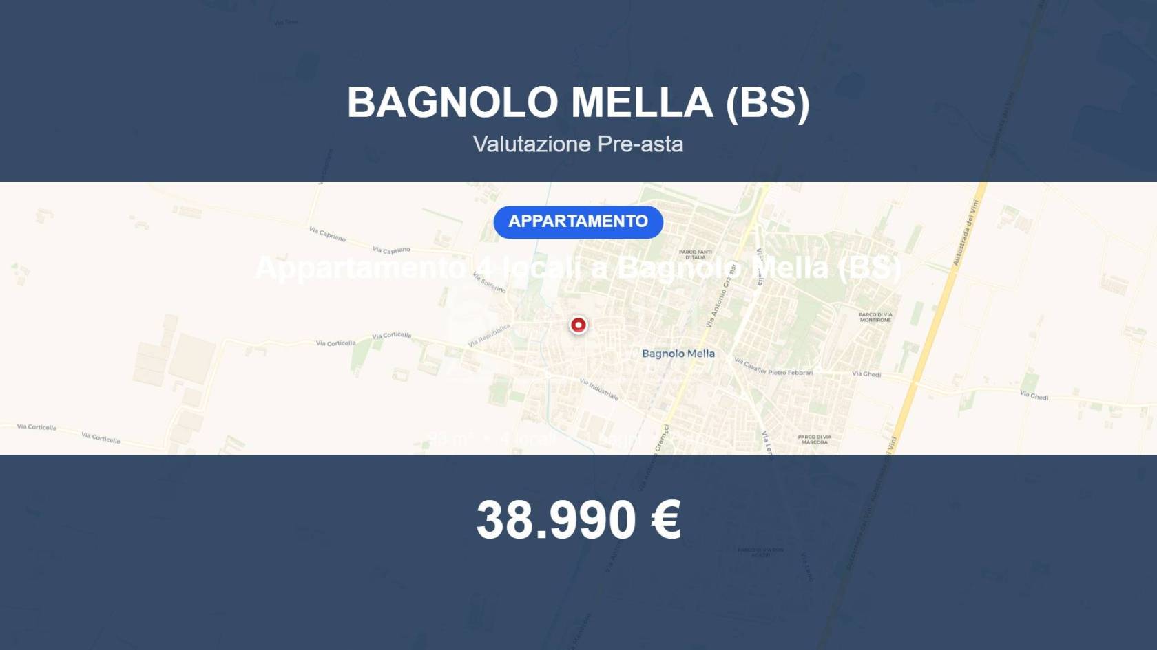 Appartamento in vendita a Bagnolo Mella