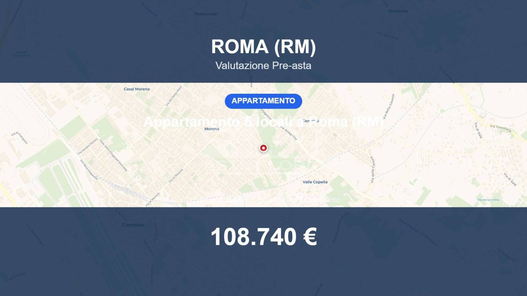 Appartamento in vendita a Roma