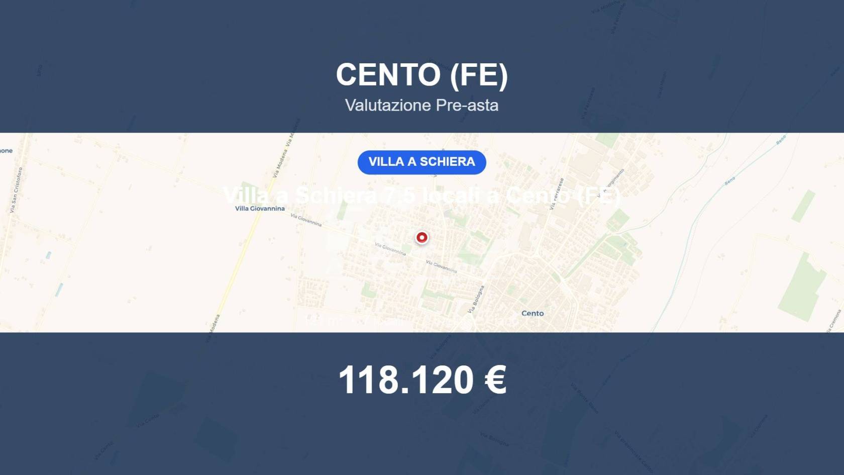 Villetta a schiera in vendita a Cento