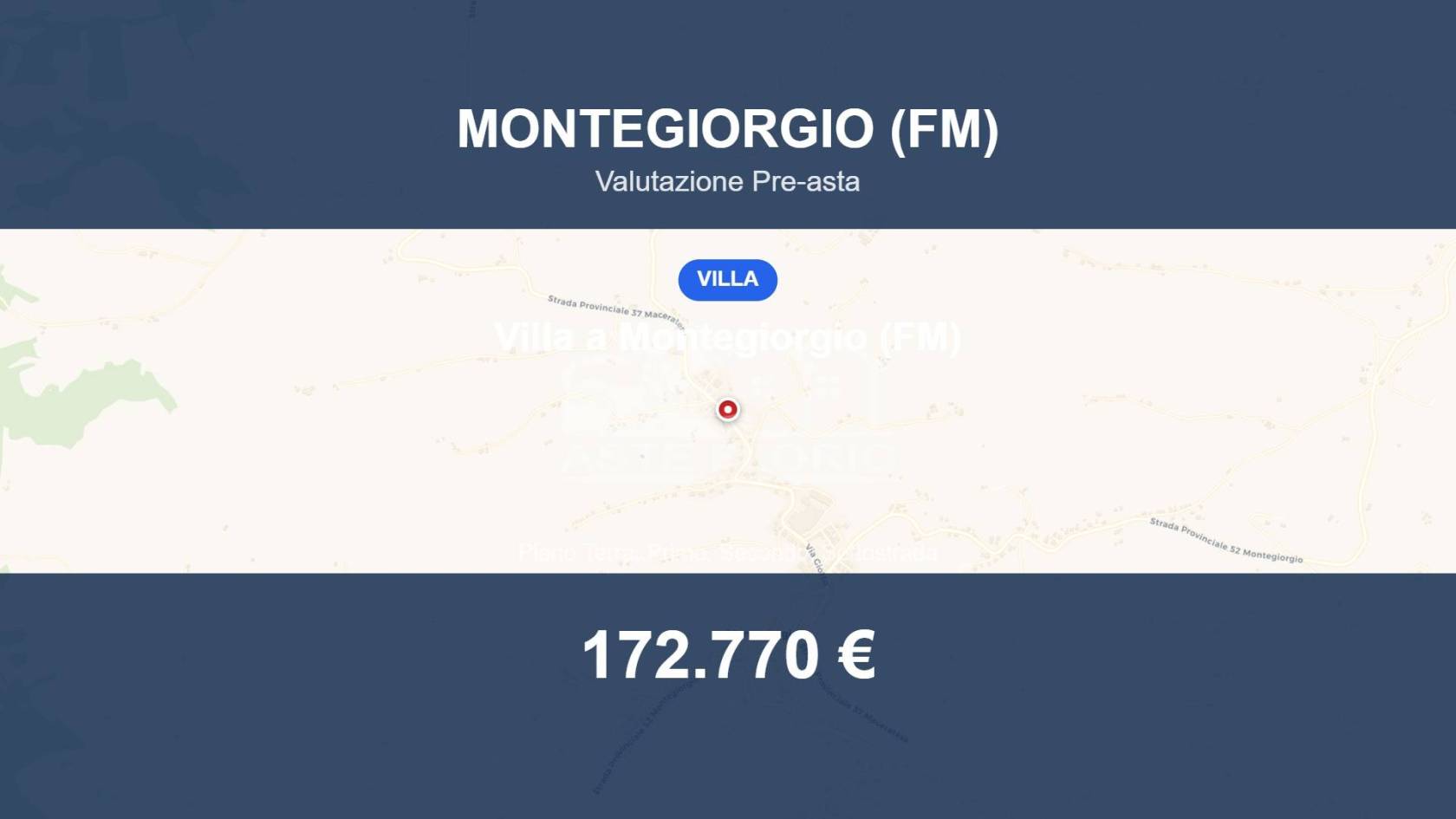 Villa in vendita a Montegiorgio