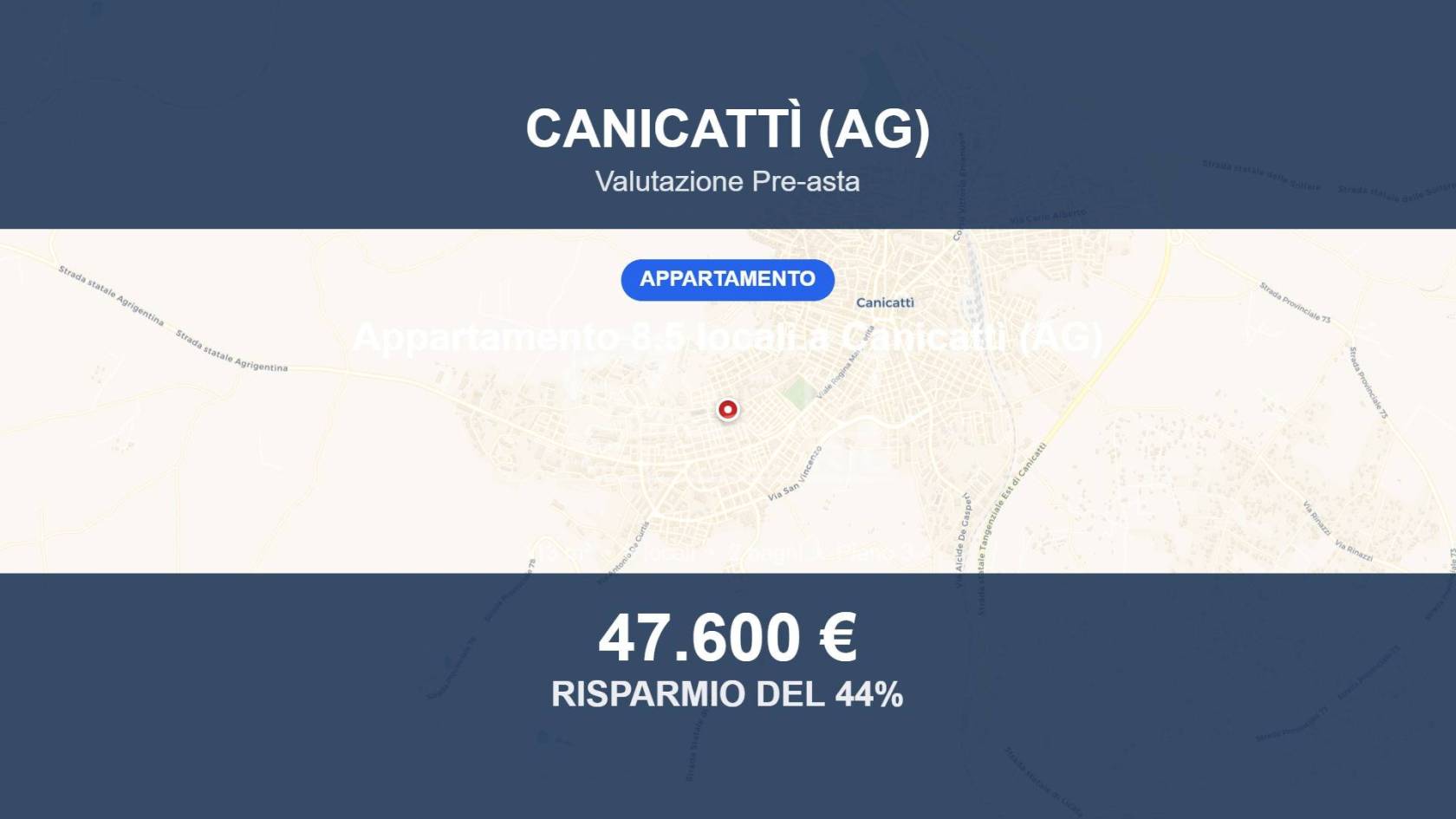 Appartamento in vendita a Canicattì