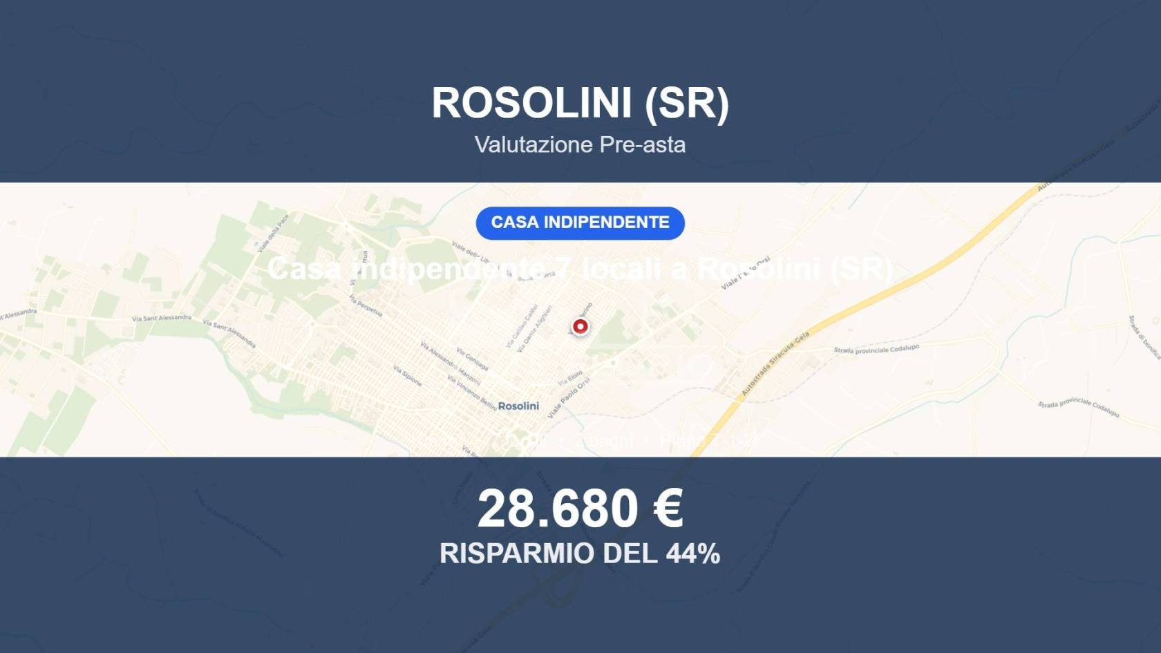 Villa in vendita a Rosolini
