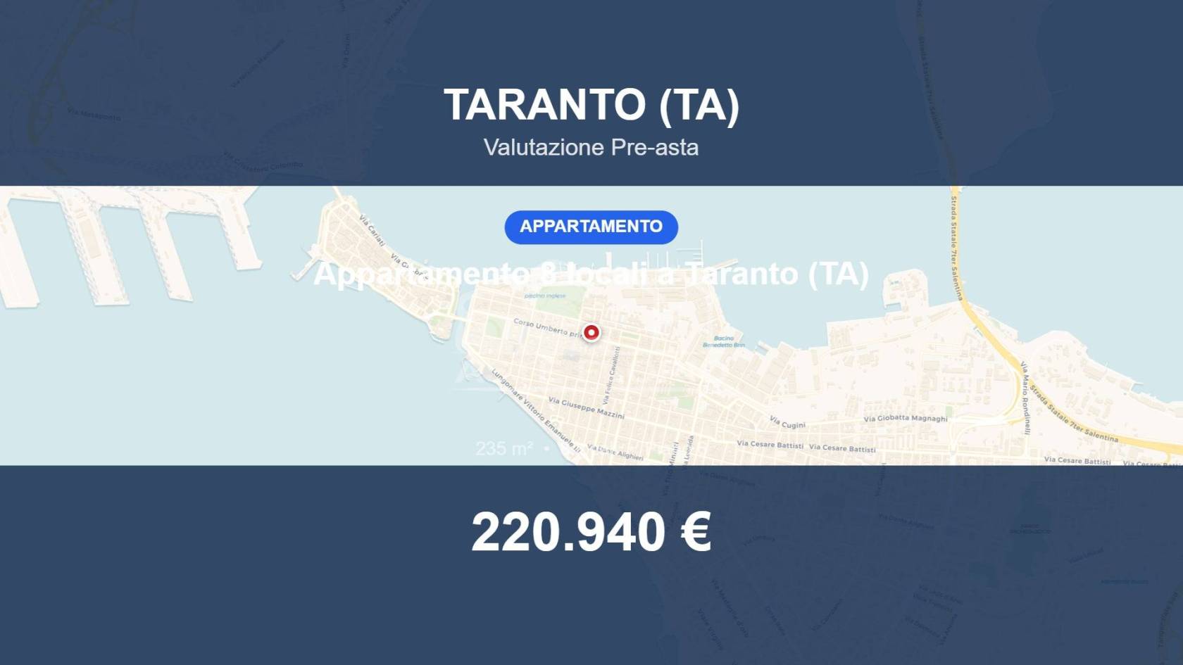 Appartamento in vendita a Taranto