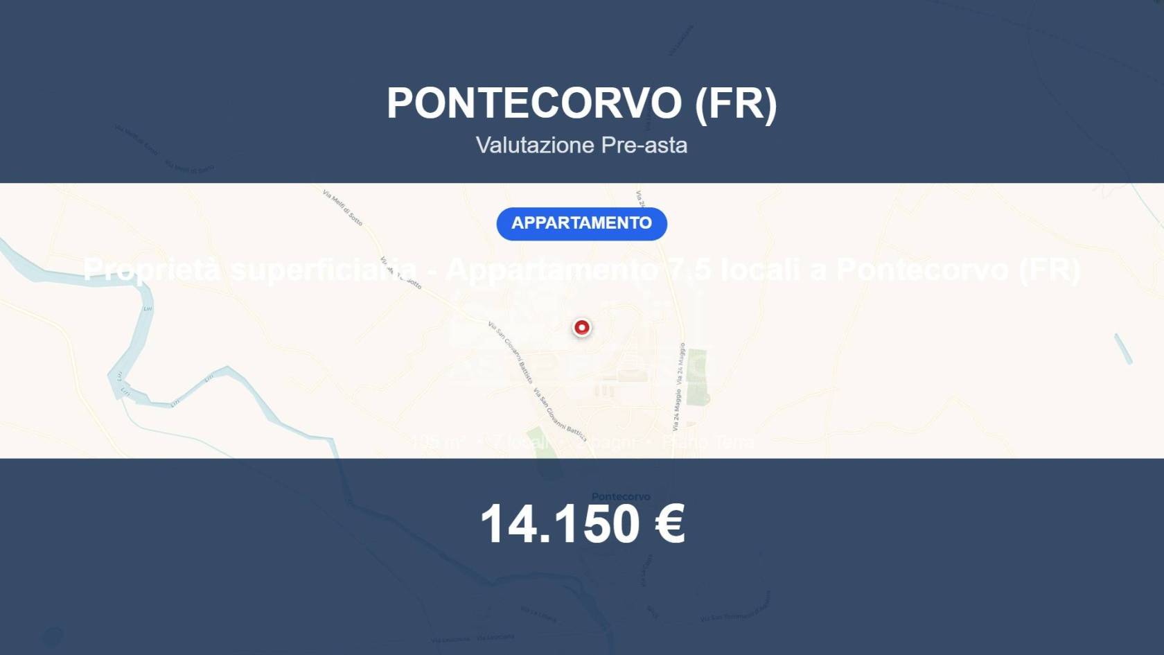 Appartamento in vendita a Pontecorvo