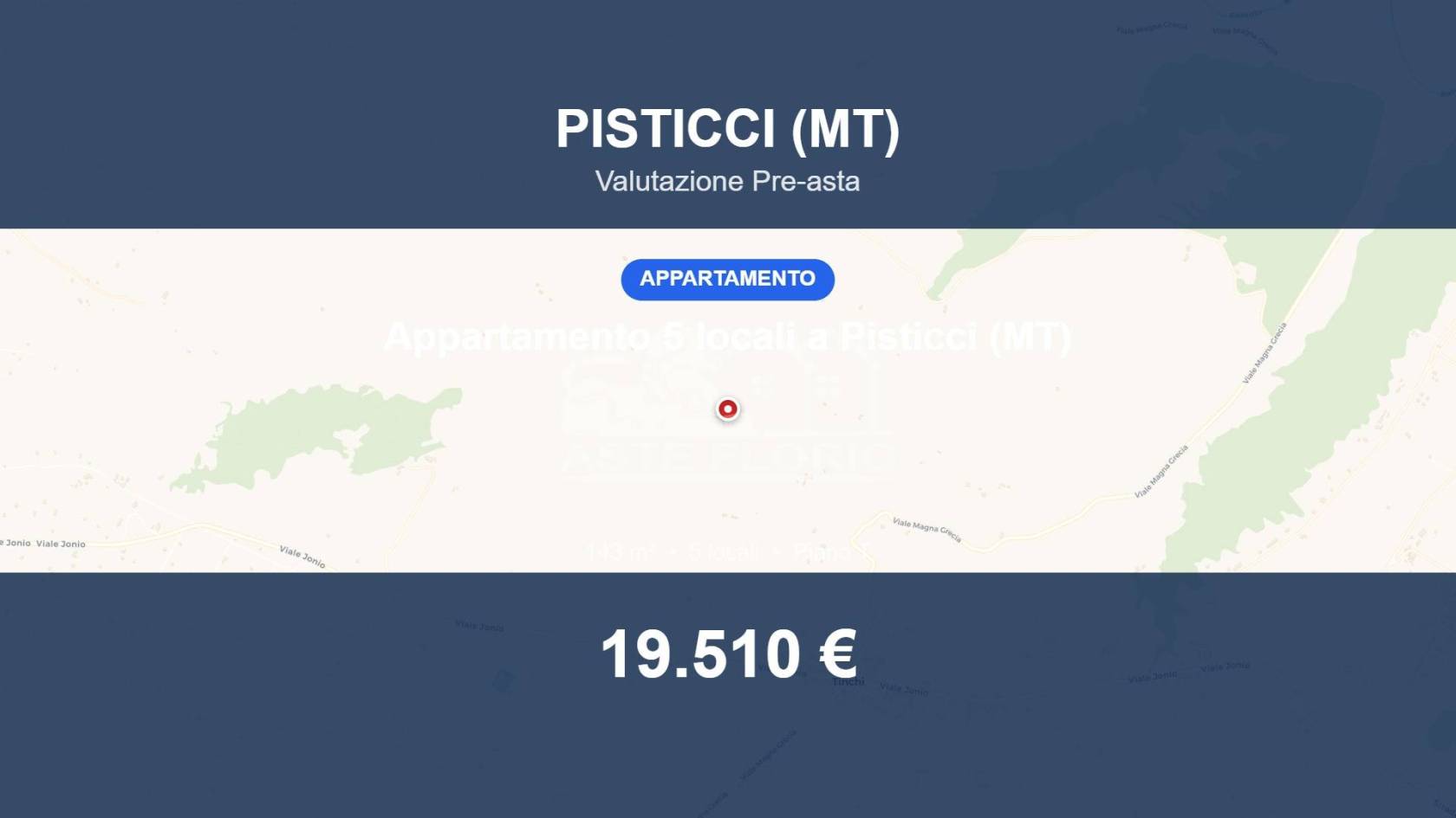 Appartamento in vendita a Pisticci