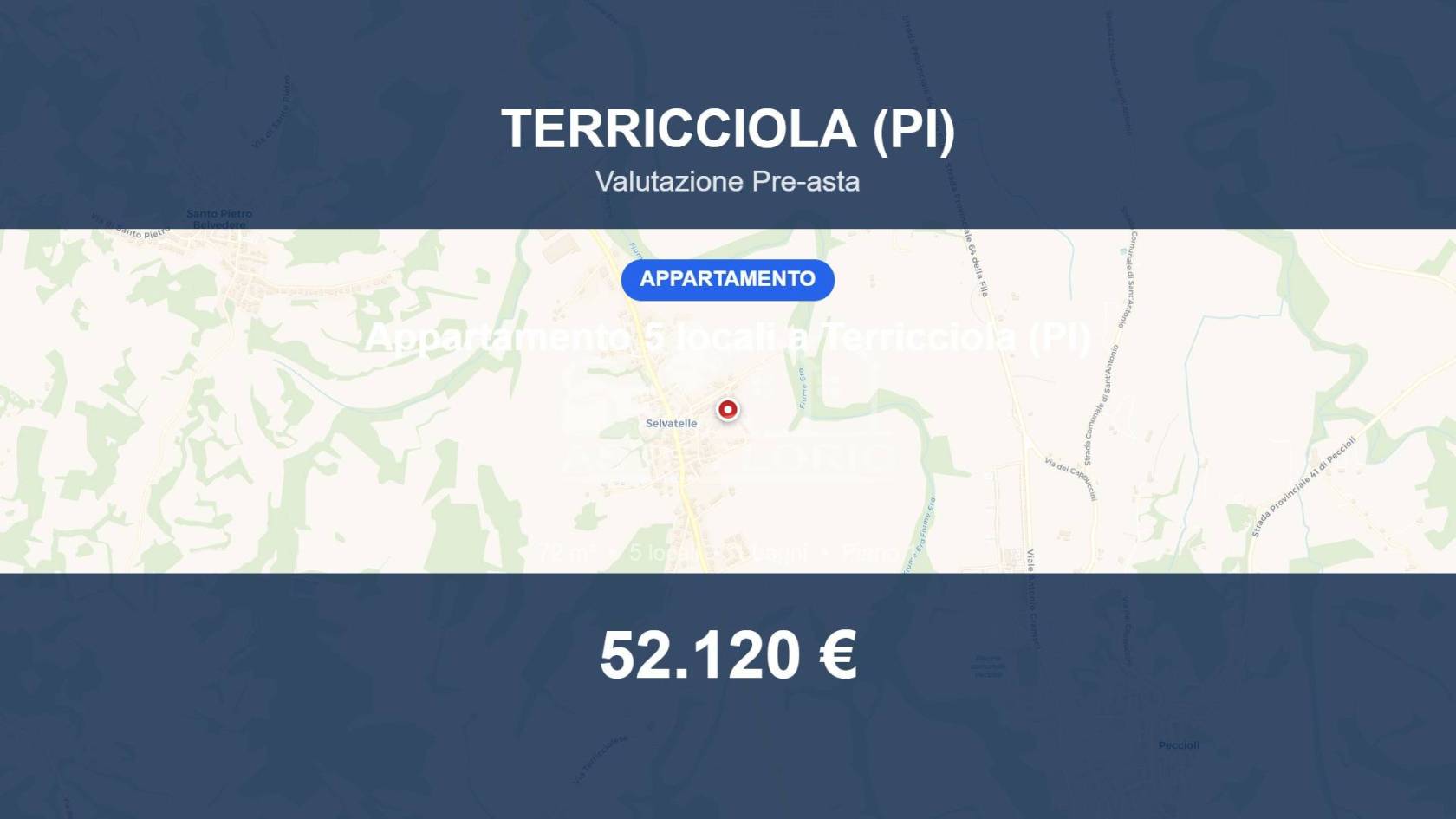 Appartamento in vendita a Terricciola